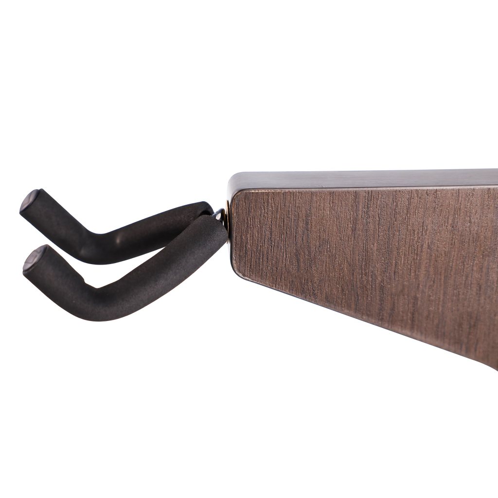 Elite Series 2X Guitar Hanging Stand, Brown Finish