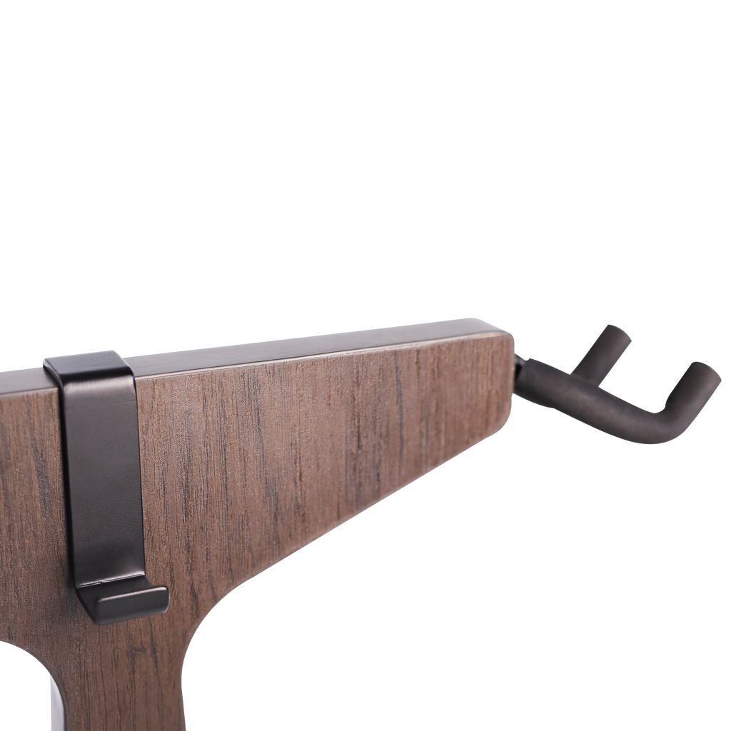 Elite Series 2X Guitar Hanging Stand, Brown Finish