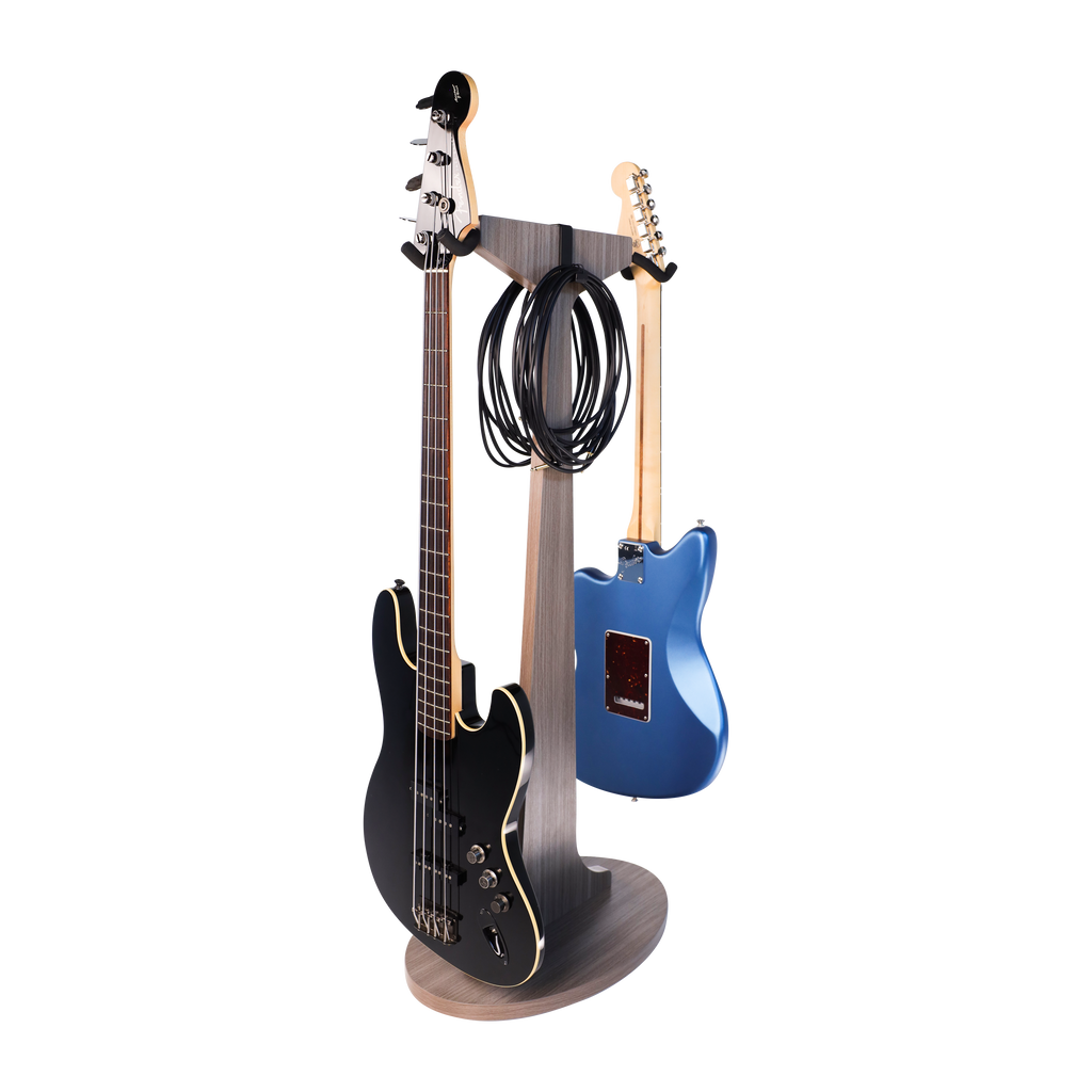 Elite Series 2X Guitar Hanging Stand, Grey Finish