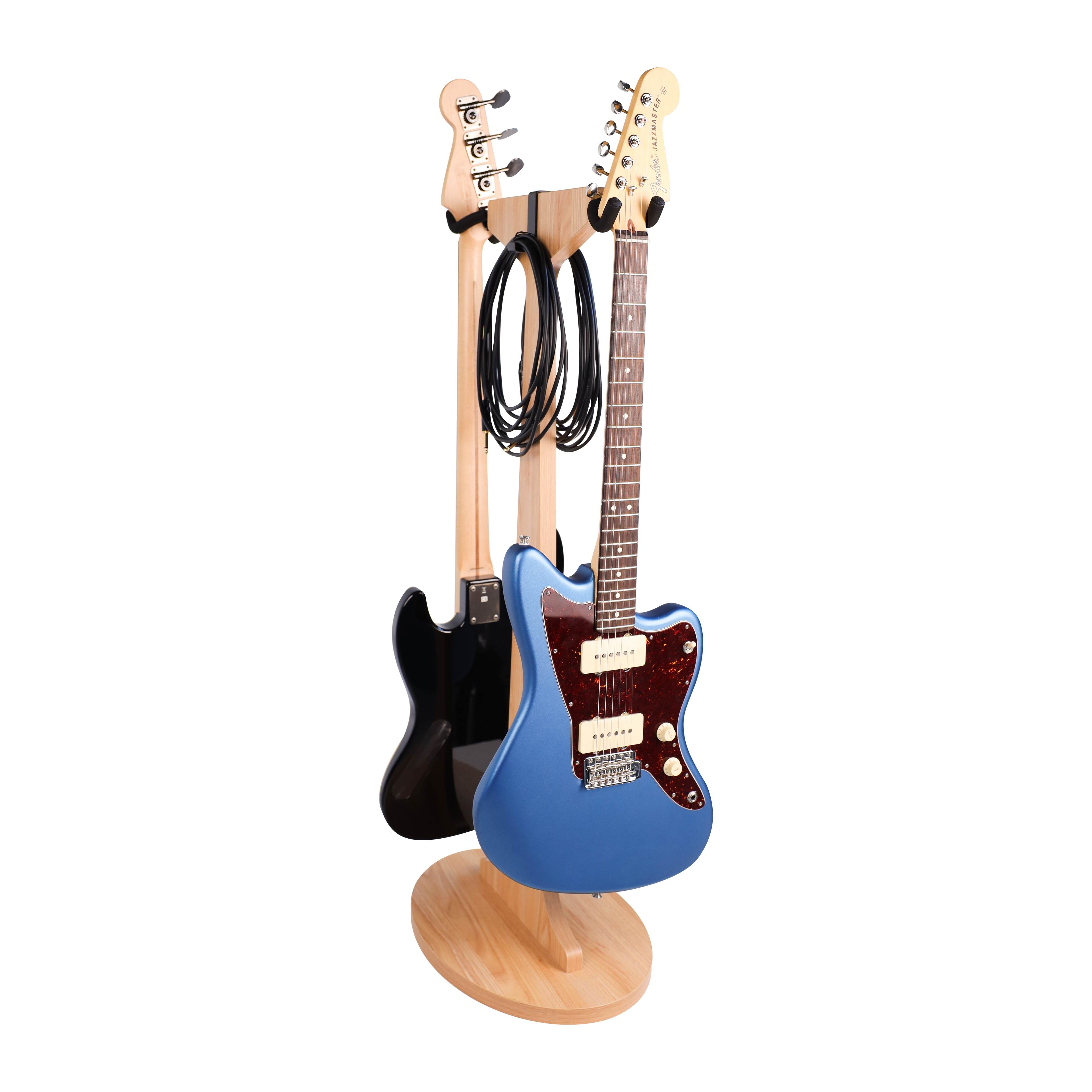Elite Series 2X Guitar Hanging Stand, Maple Finish