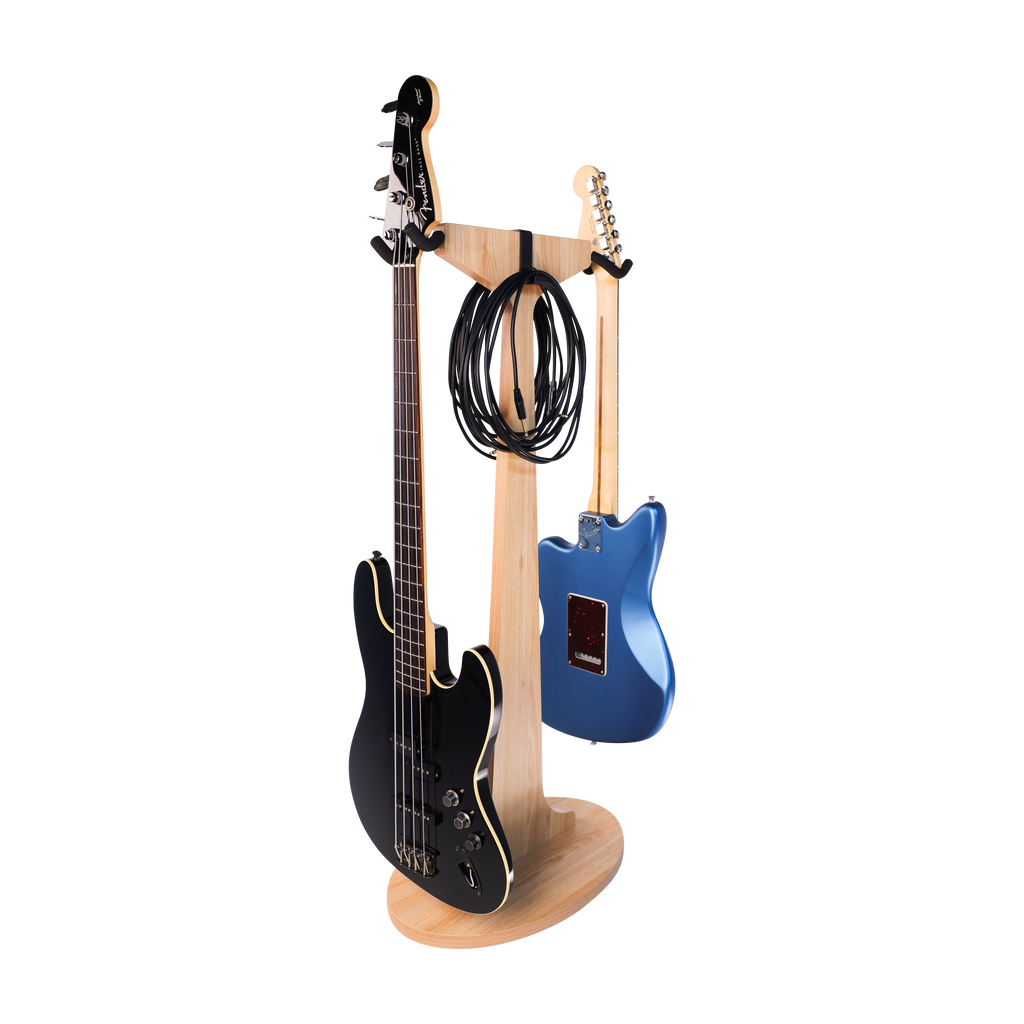 Elite Series 2X Guitar Hanging Stand, Maple Finish
