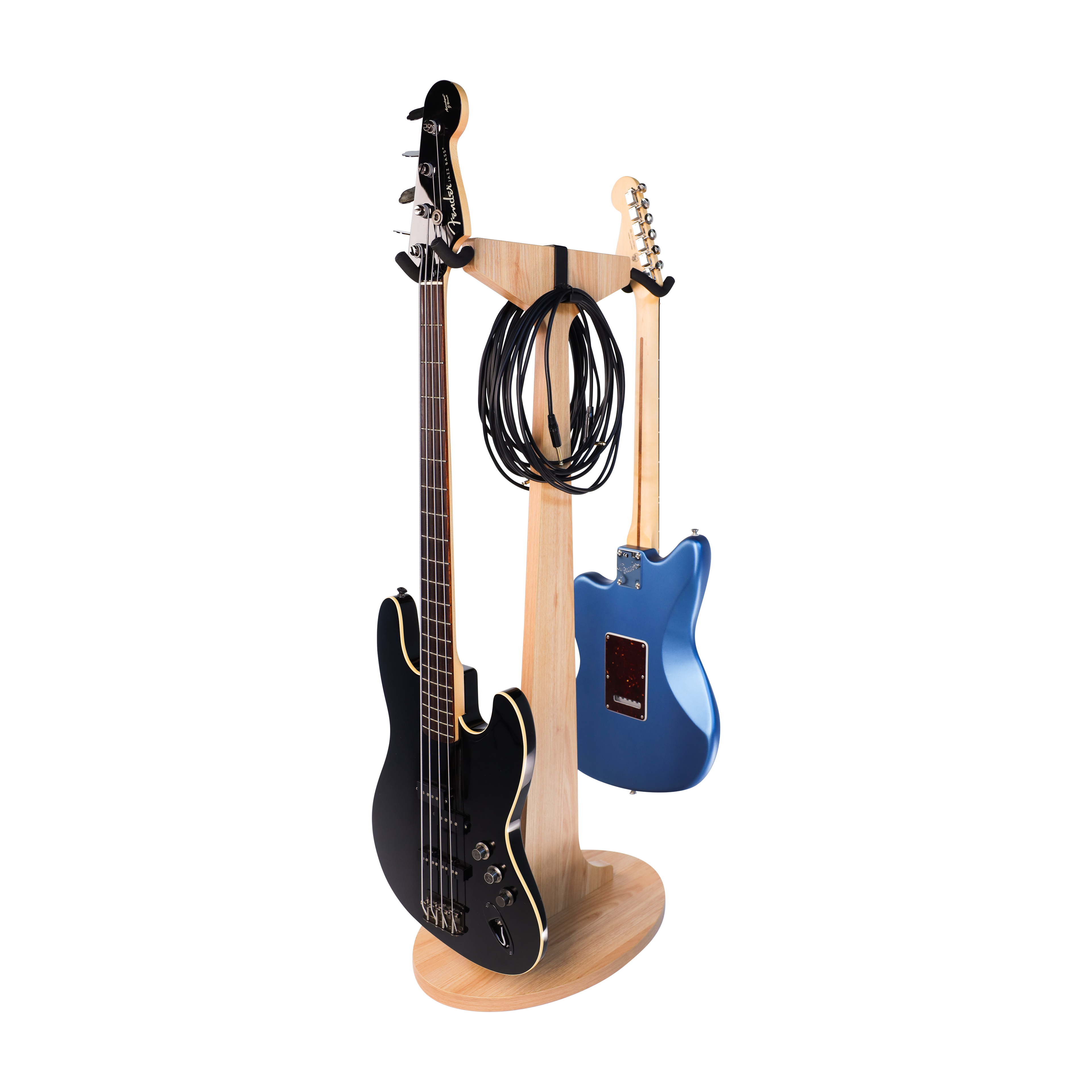 Elite Series 2X Guitar Hanging Stand, Maple Finish