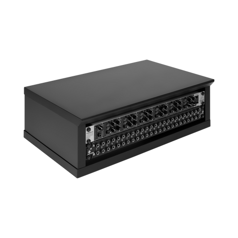 Elite Series Furniture Desktop 2U Studio Rack BLK