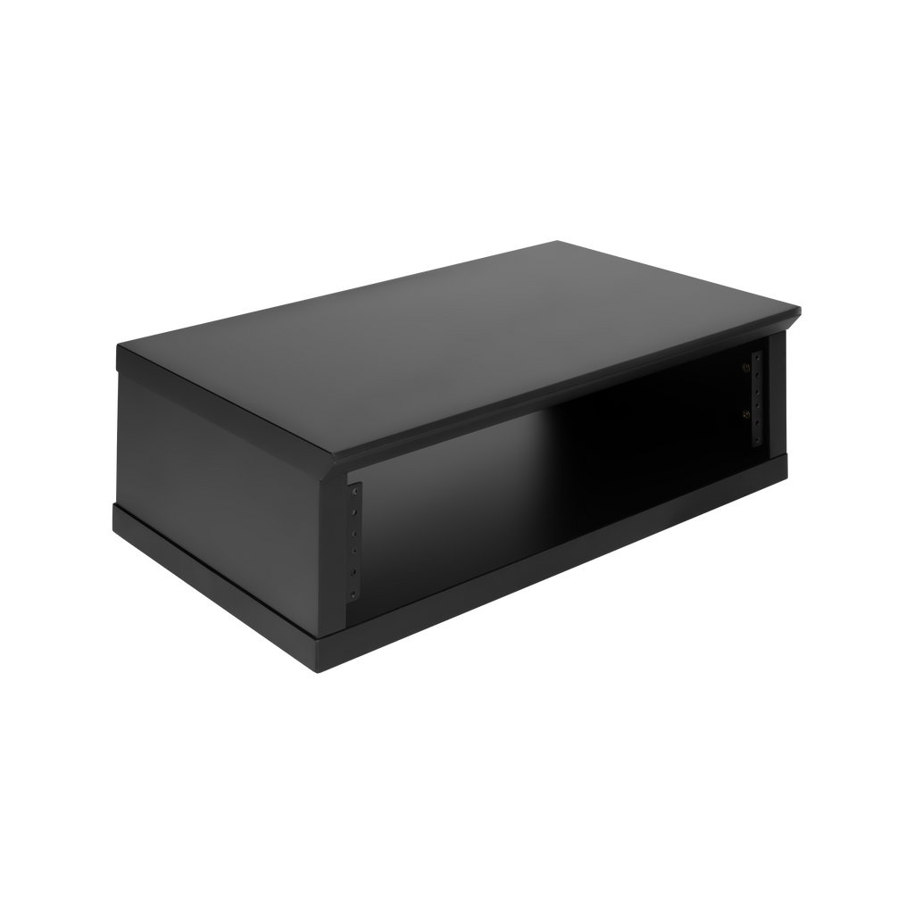 Elite Series Furniture Desktop 2U Studio Rack BLK