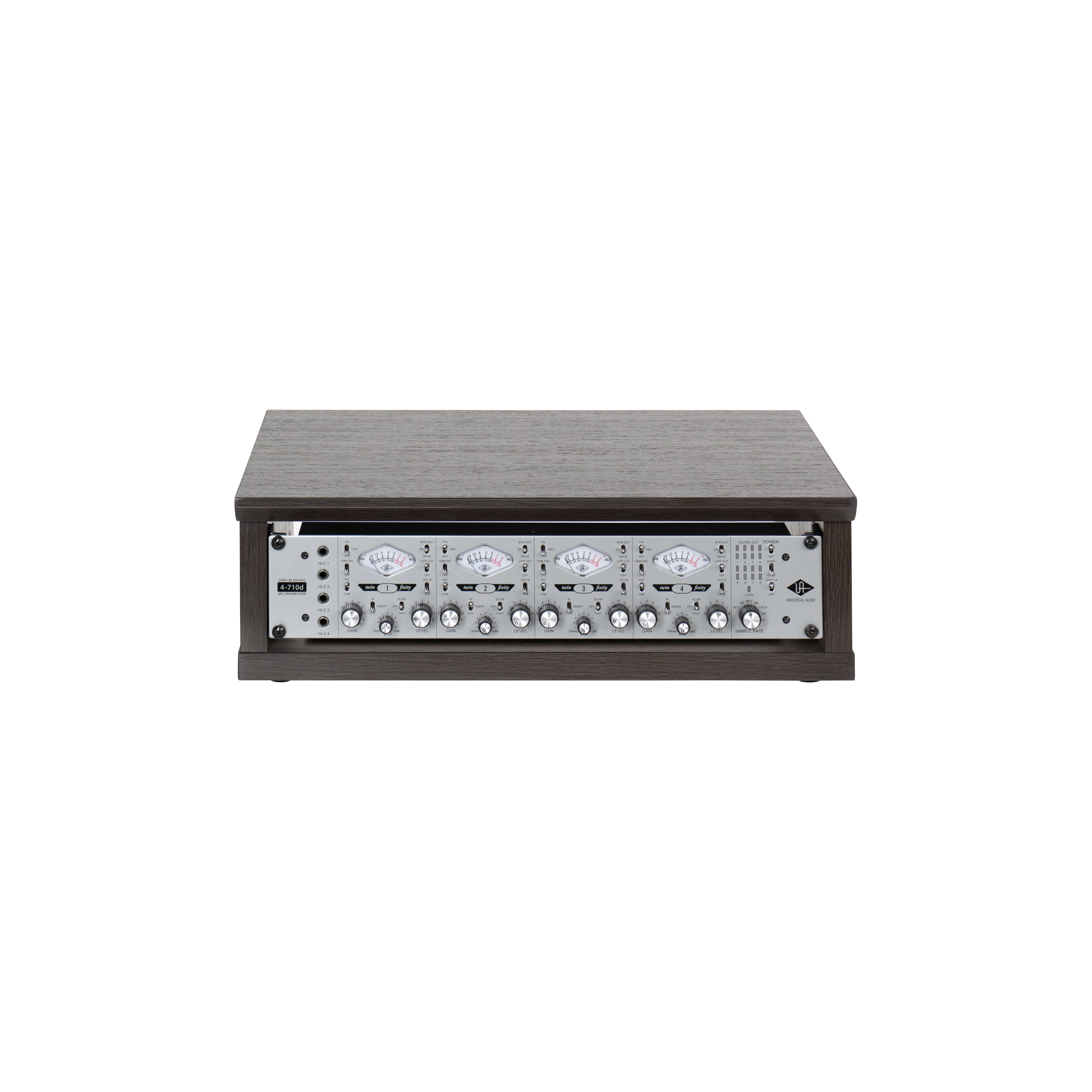 Elite Series Furniture Desktop 2U Studio Rack BRN