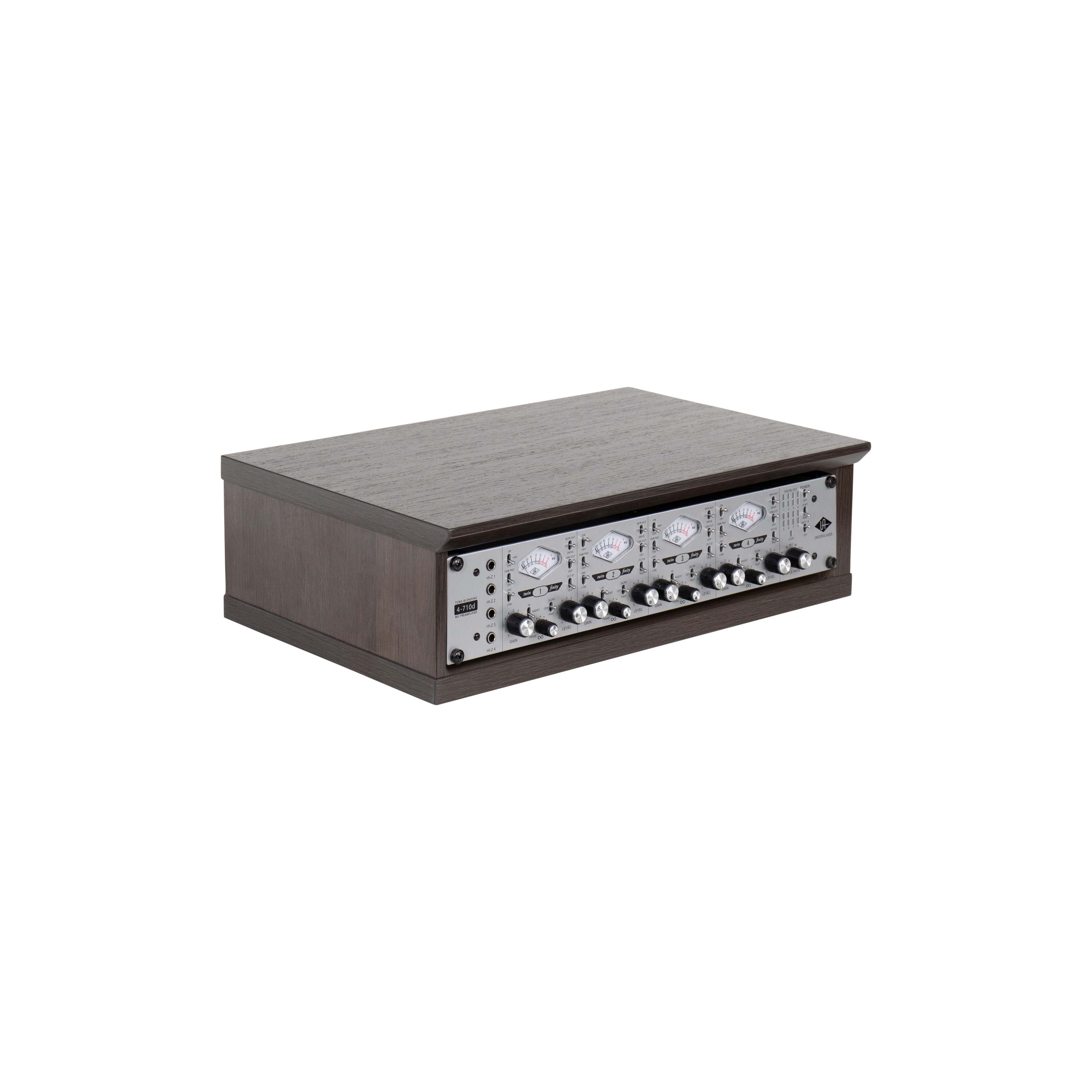 Elite Series Furniture Desktop 2U Studio Rack BRN