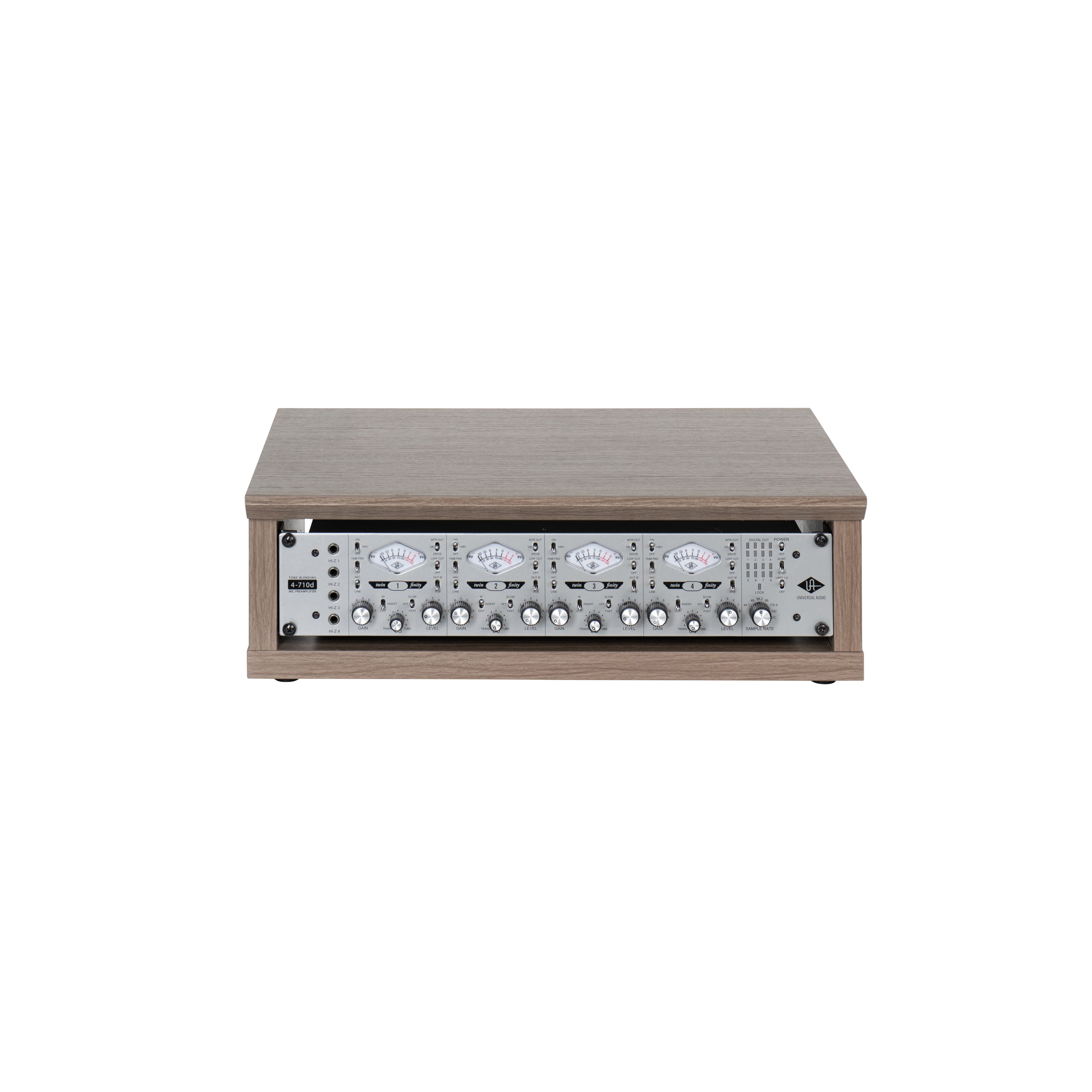 Elite Series Furniture Desktop 2U Studio Rack GRY