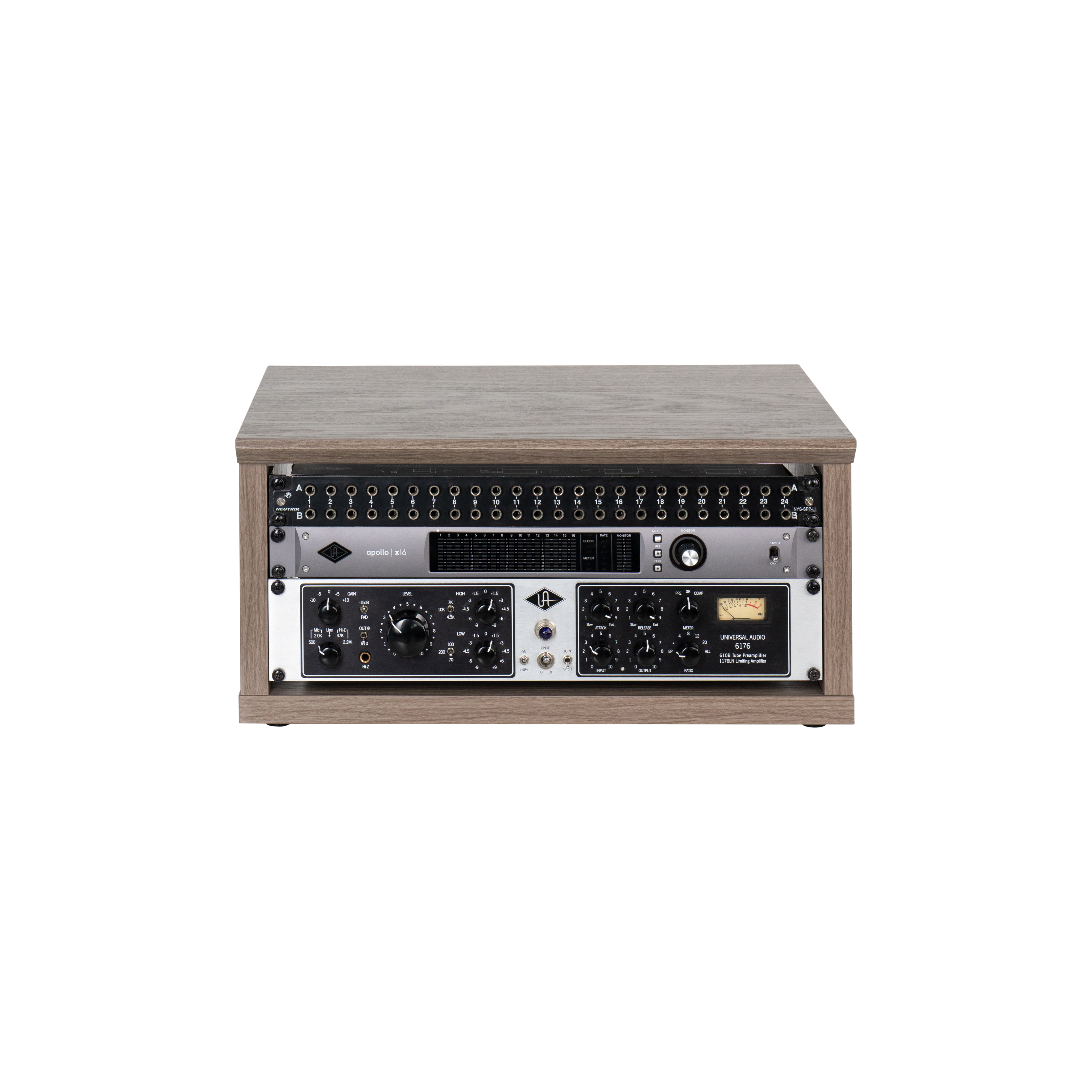 Elite Series Furniture Desktop 4U Studio Rack GRY
