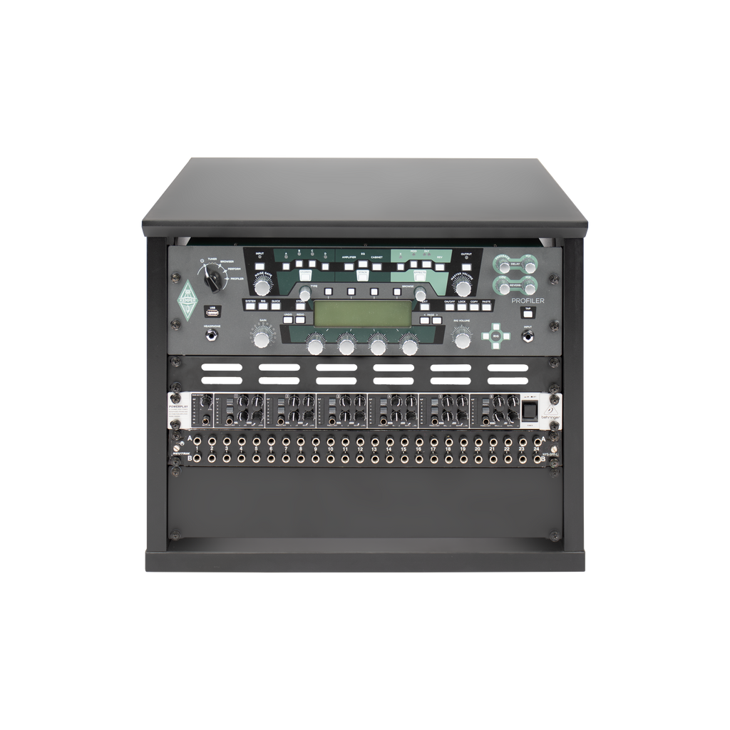 Elite Series Furniture Desktop 8U Studio Rack BLK