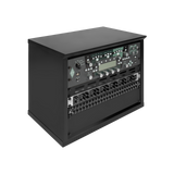 Elite Series Furniture Desktop 8U Studio Rack BLK