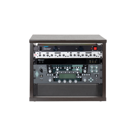 Elite Series Furniture Desktop 8U Studio Rack BRN