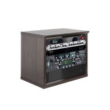 Elite Series Furniture Desktop 8U Studio Rack BRN