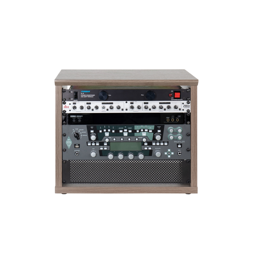 Elite Series Furniture Desktop 8U Studio Rack GRY