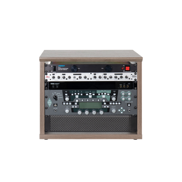 Elite Series Furniture Desktop 8U Studio Rack GRY