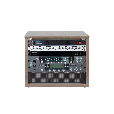 Elite Series Furniture Desktop 8U Studio Rack GRY
