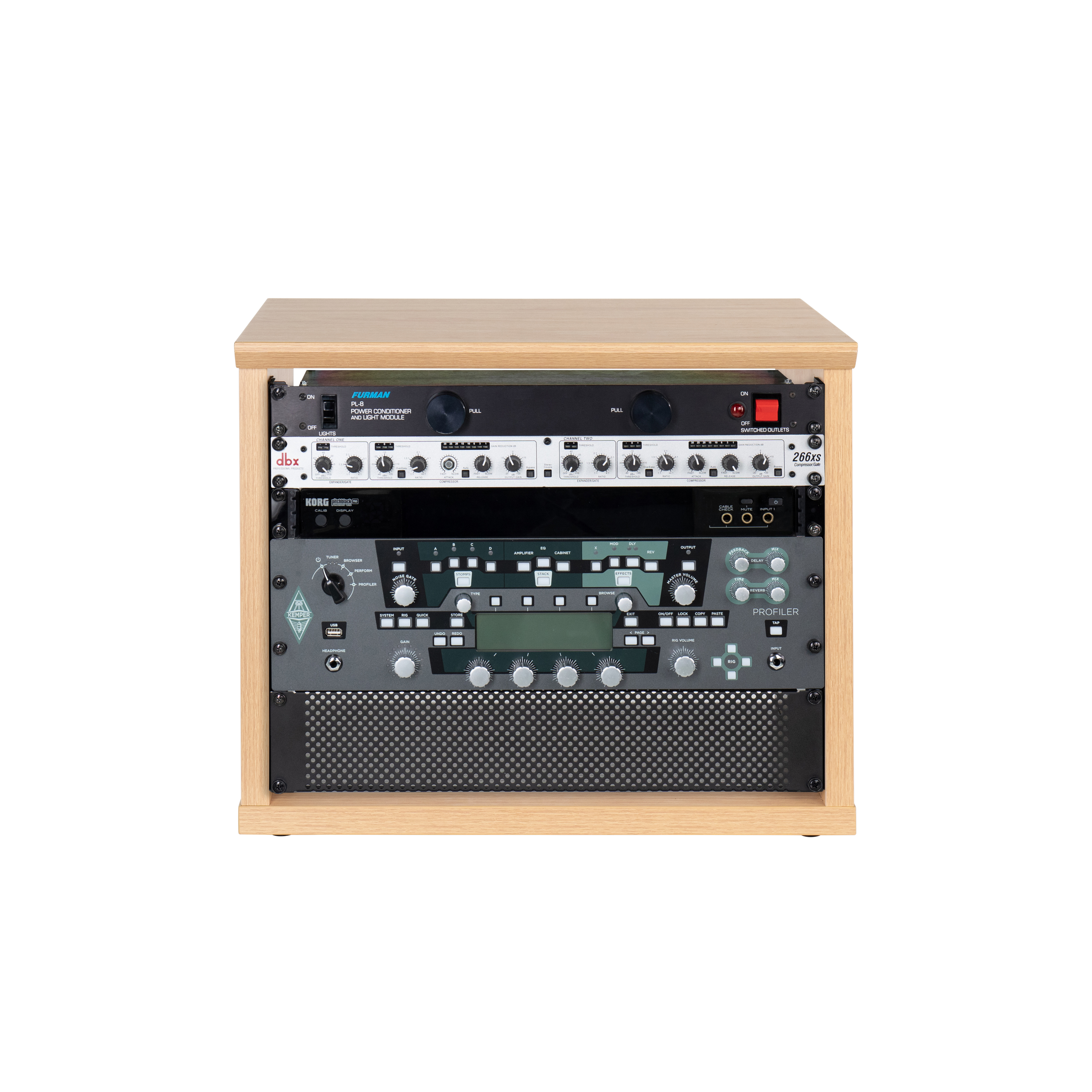 Elite Series Furniture Desktop 8U Studio Rack MPL