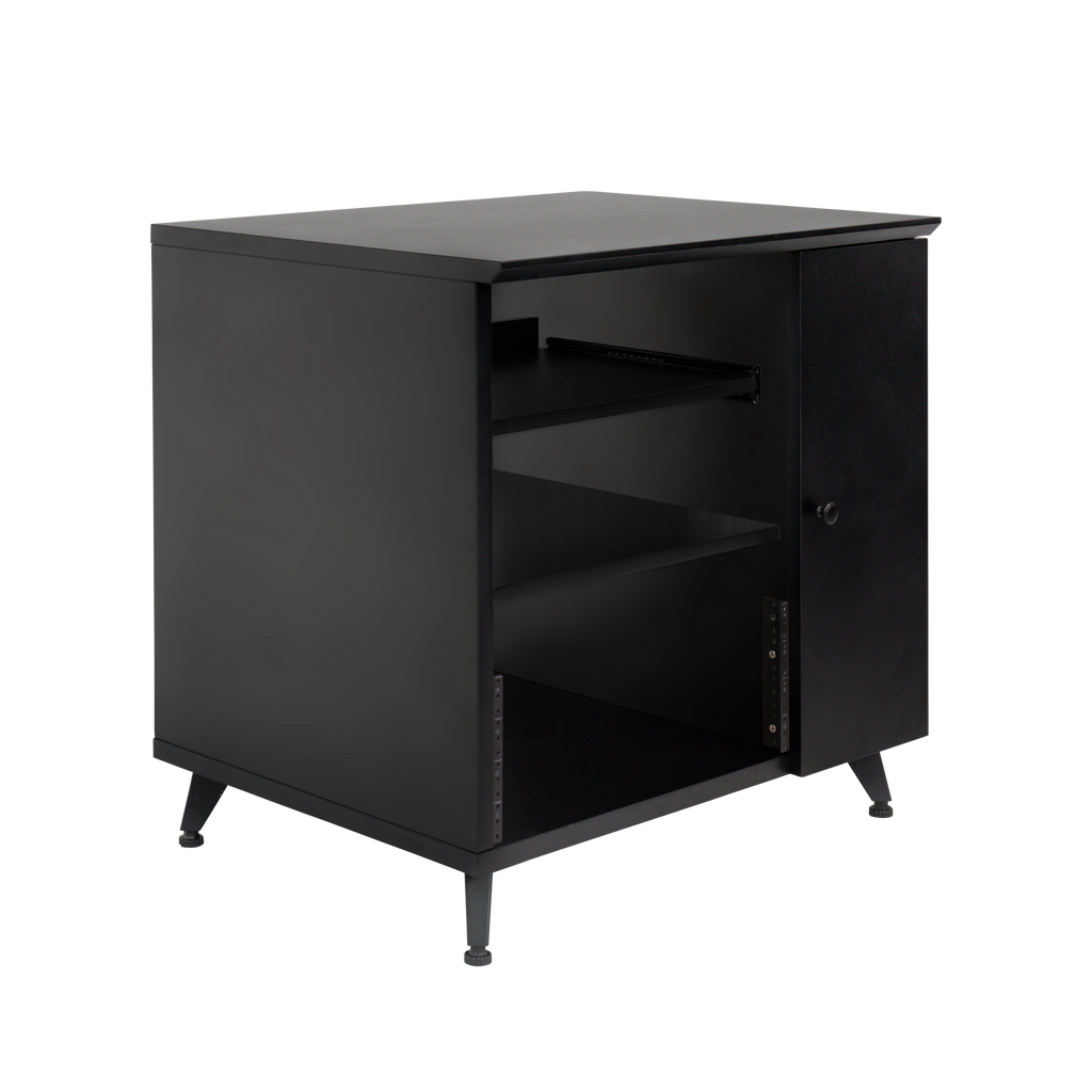 Elite Series Sidecar Rack Cabinet w/ Shelf – BLK