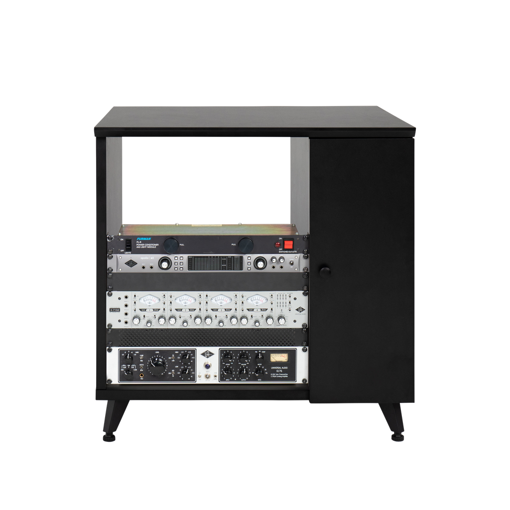 Elite Series Sidecar Rack Cabinet w/ Shelf – BLK