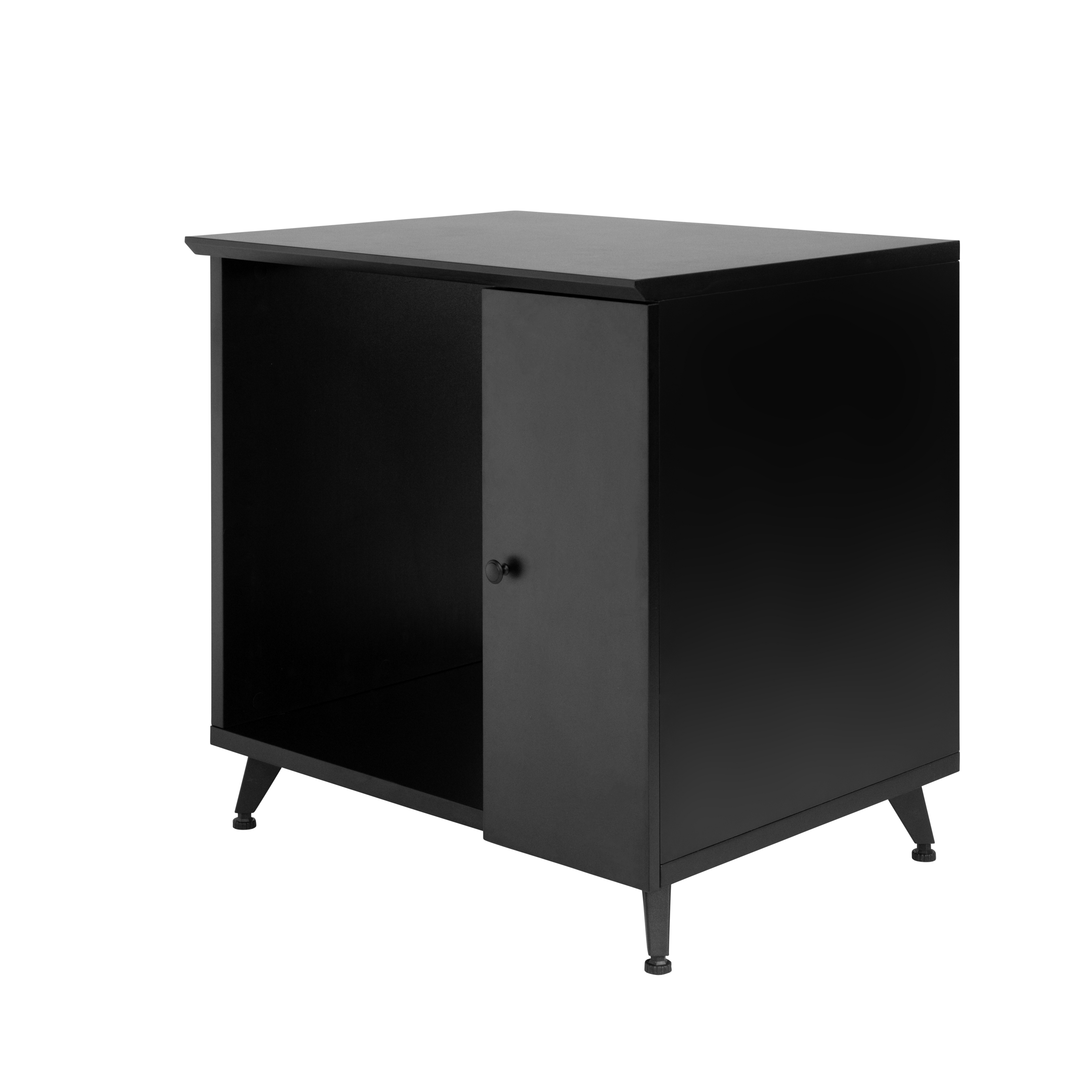 Elite Series Sidecar Rack Cabinet w/ Shelf – BLK
