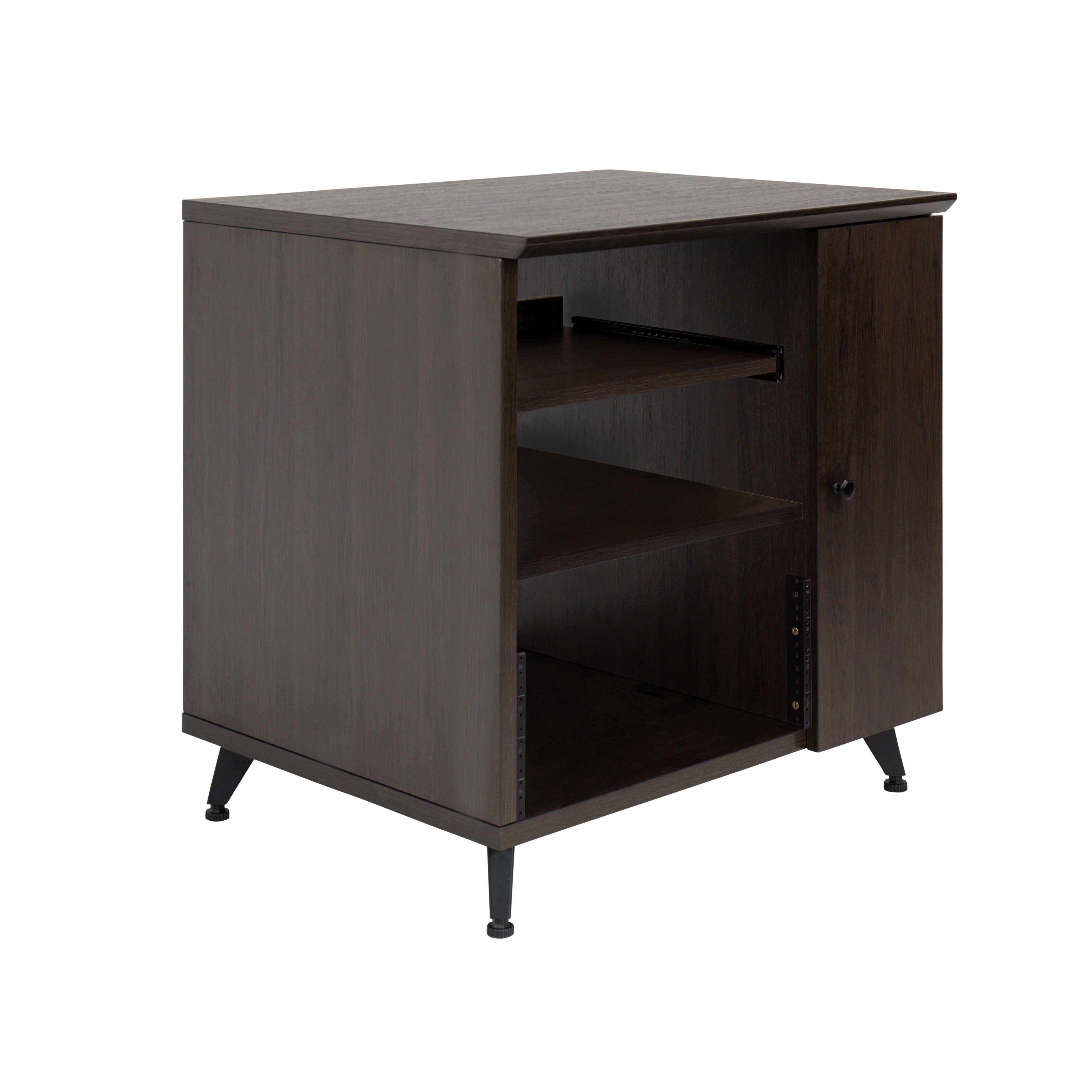 Elite Series Sidecar Rack Cabinet w/ Shelf – BRN