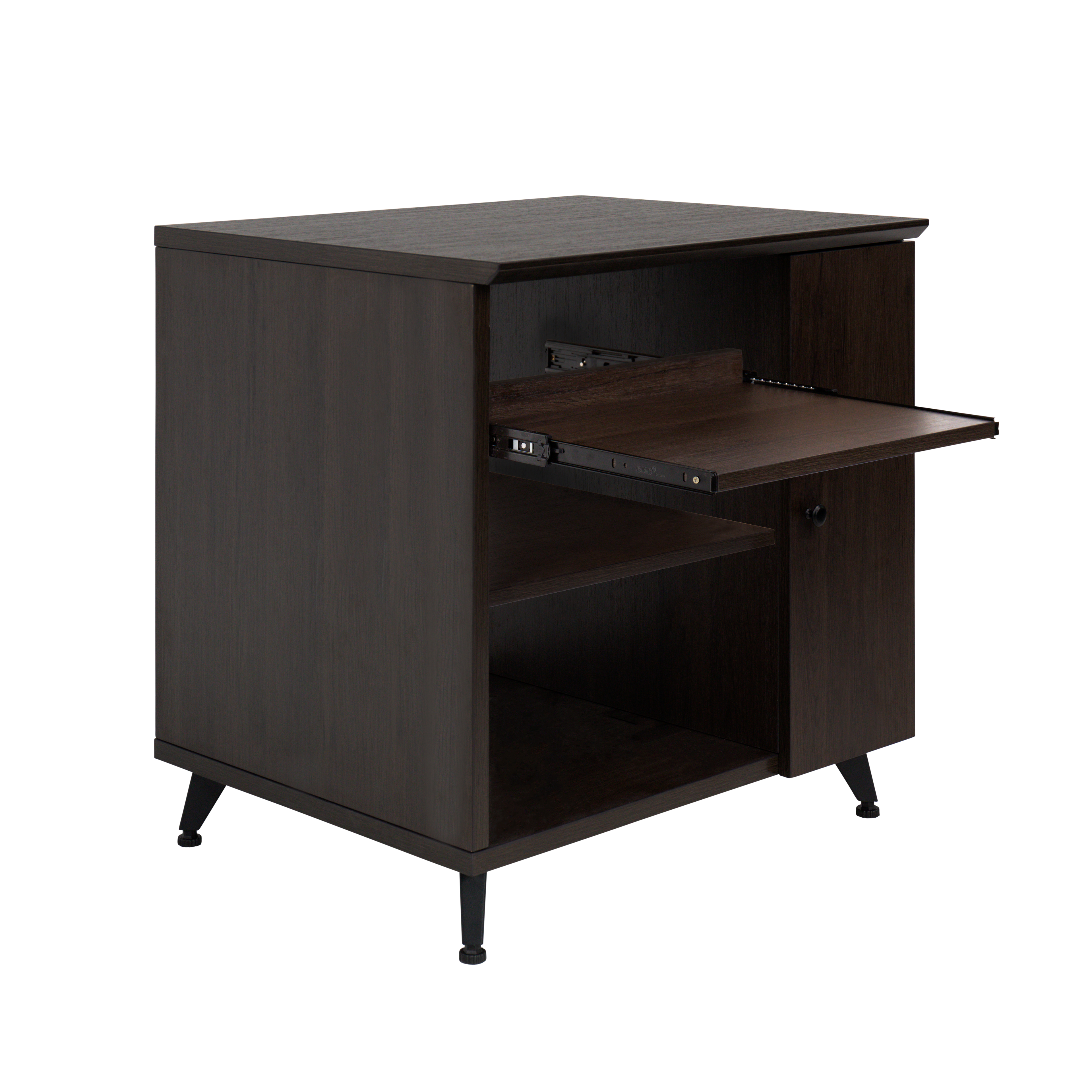 Elite Series Sidecar Rack Cabinet w/ Shelf – BRN