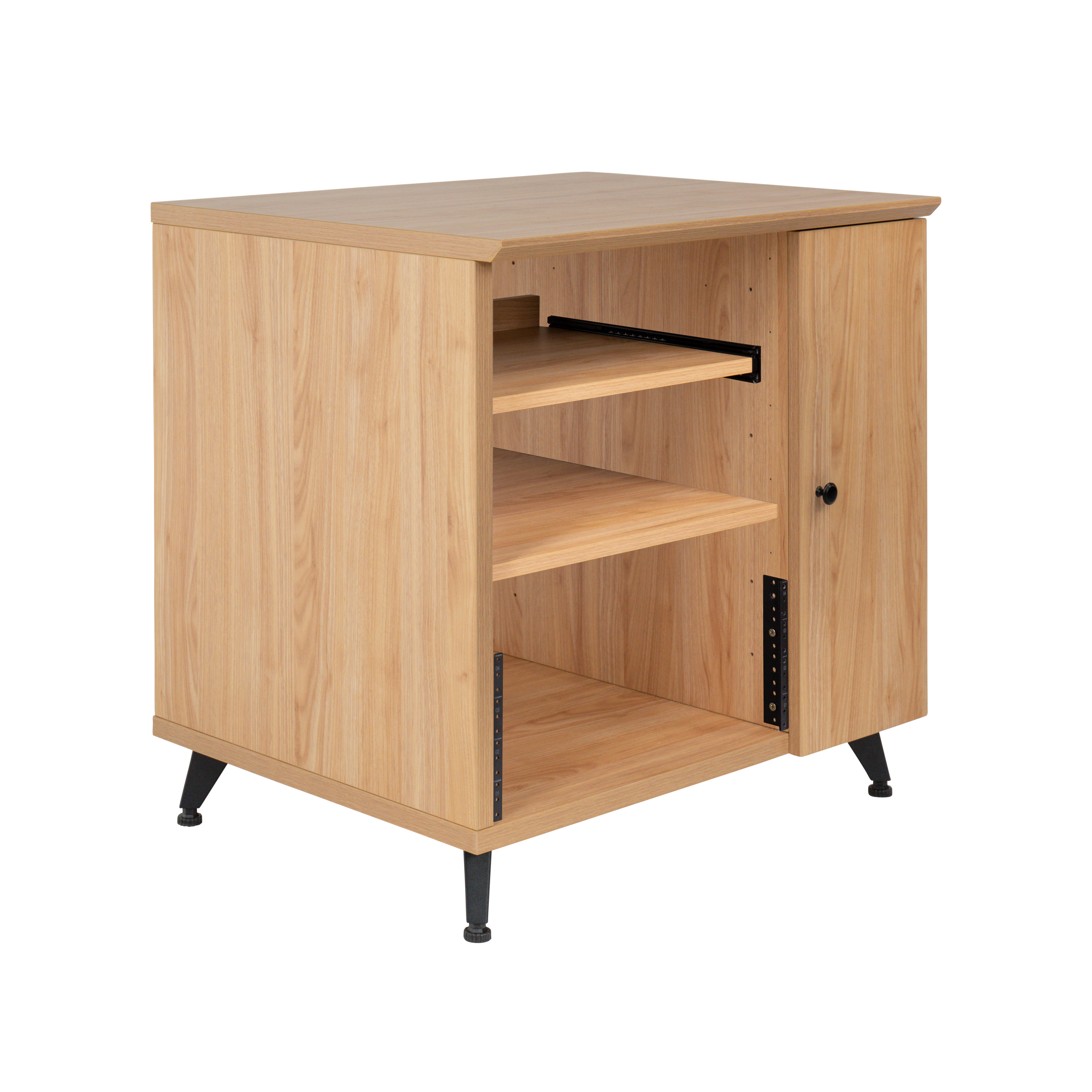 Elite Series Sidecar Rack Cabinet w/ Shelf – GRY