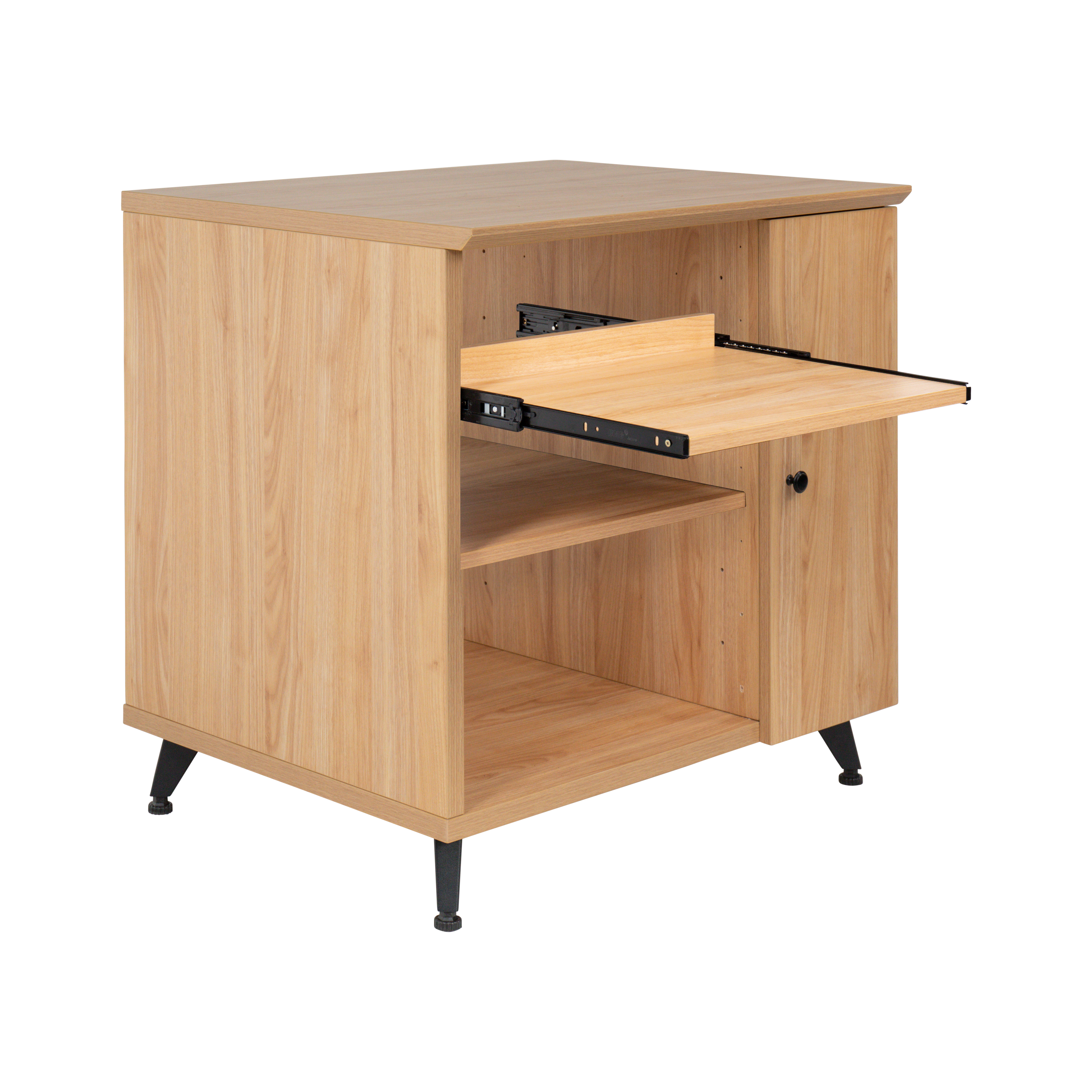 Elite Series Sidecar Rack Cabinet w/ Shelf – GRY