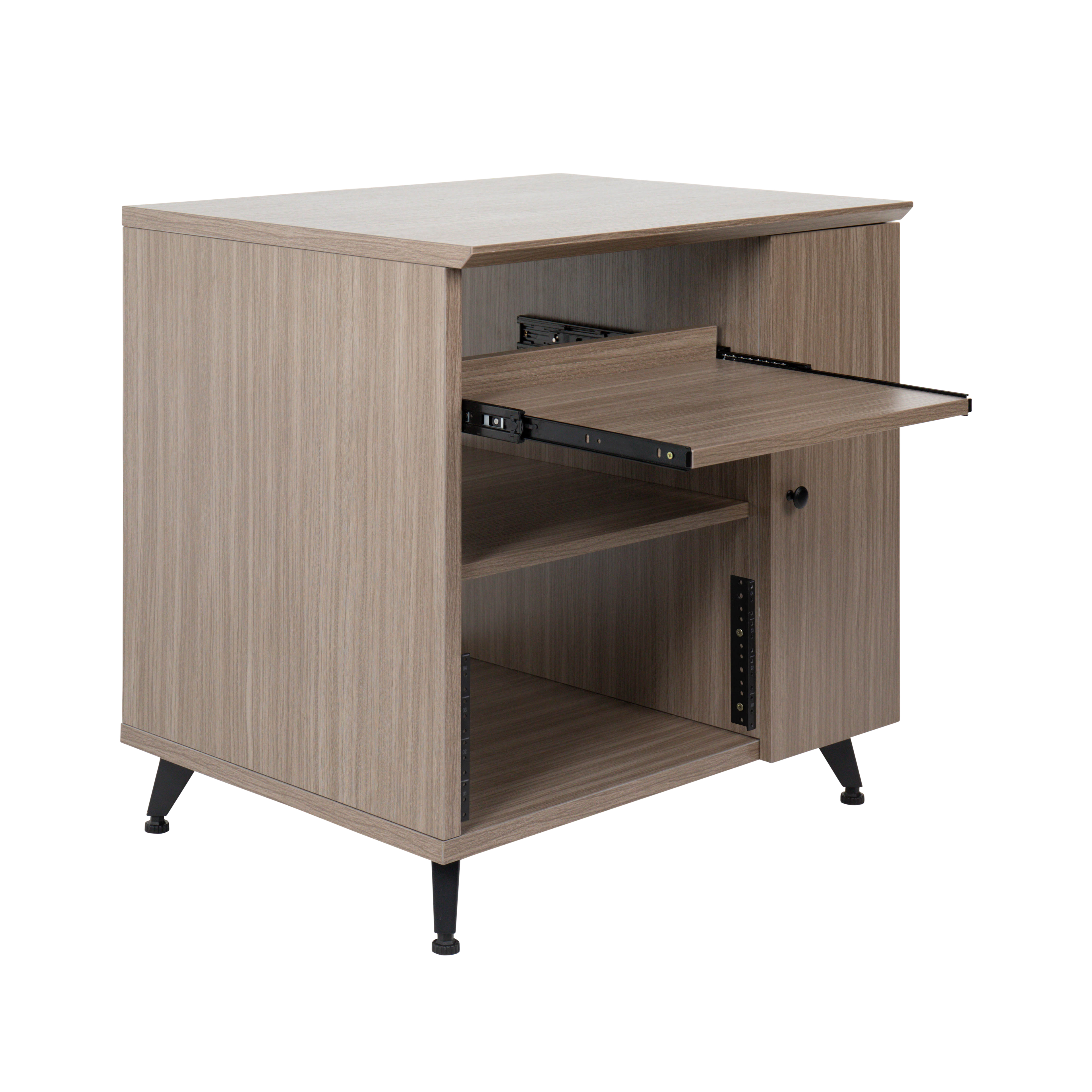 Elite Series Sidecar Rack Cabinet w/ Shelf – GRY
