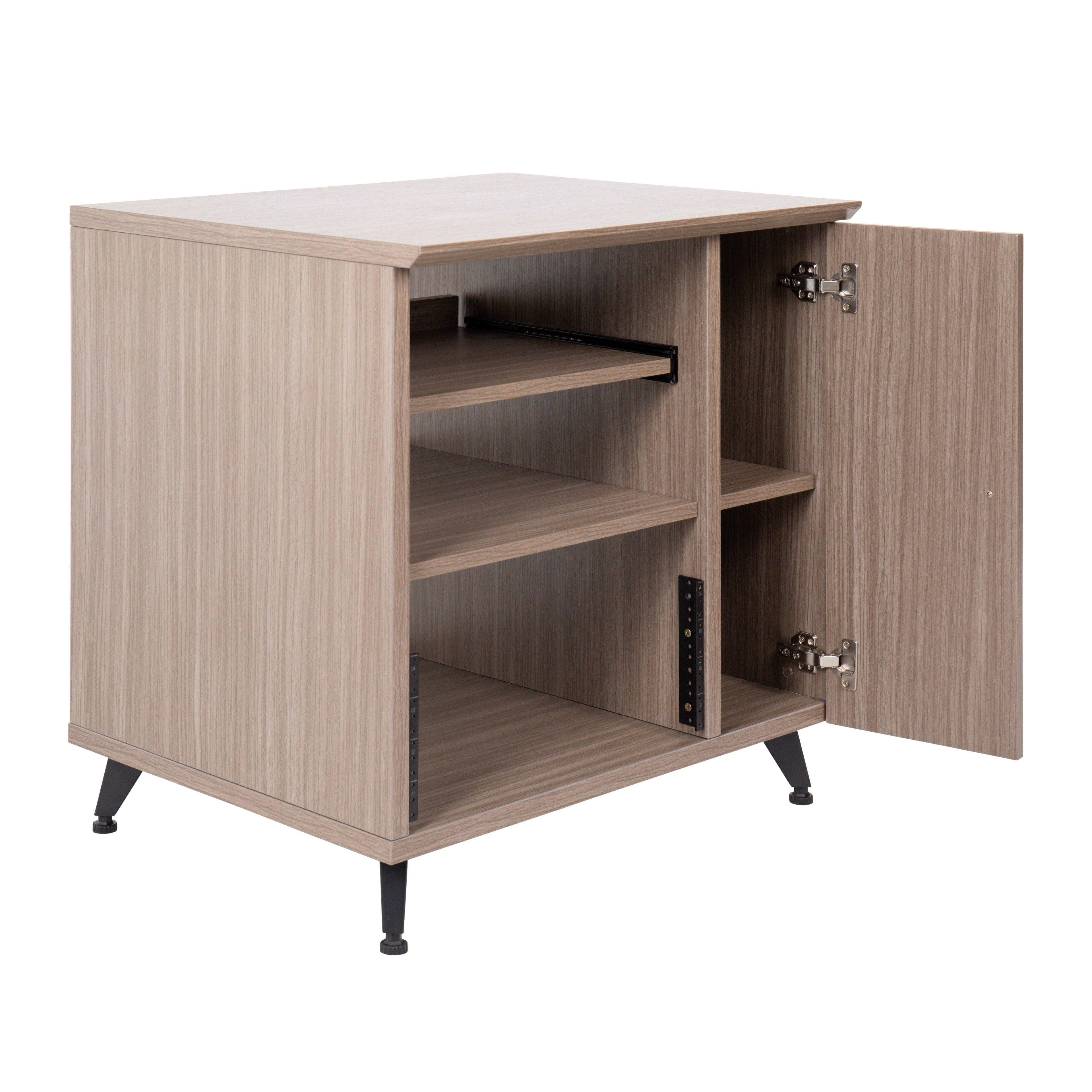 Elite Series Sidecar Rack Cabinet w/ Shelf – GRY