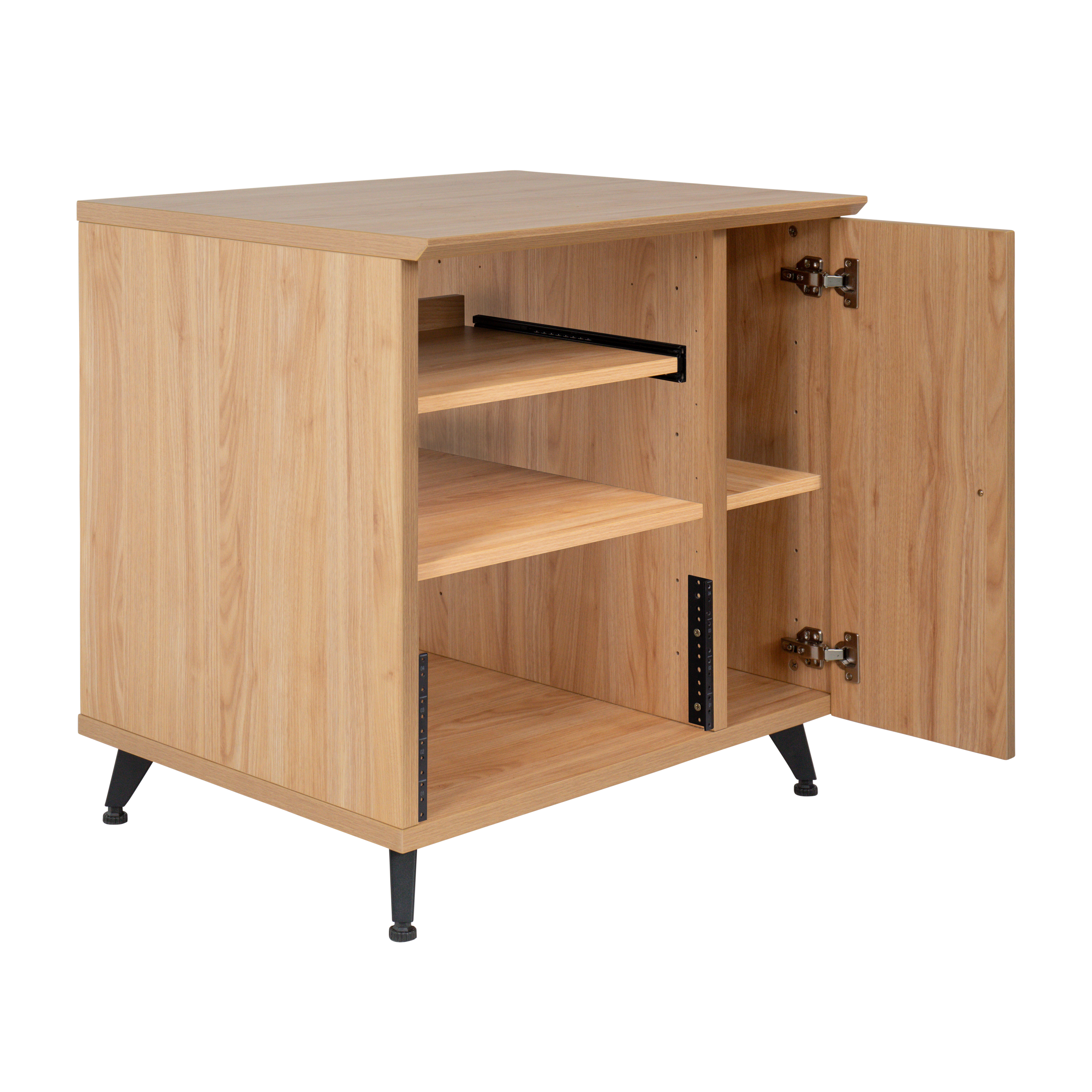 Elite Series Sidecar Rack Cabinet w/ Shelf – GRY