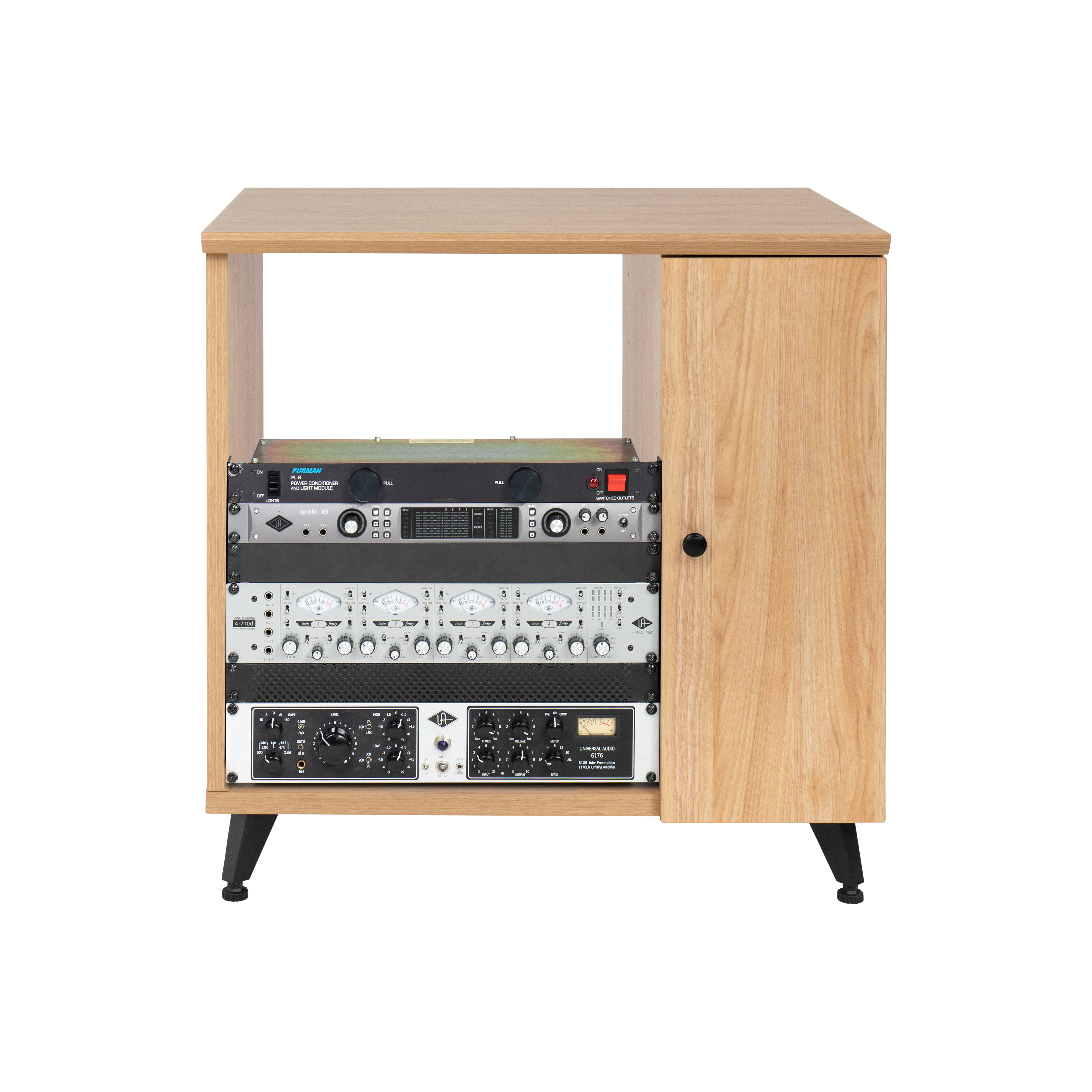 Elite Series Sidecar Rack Cabinet w/ Shelf – GRY