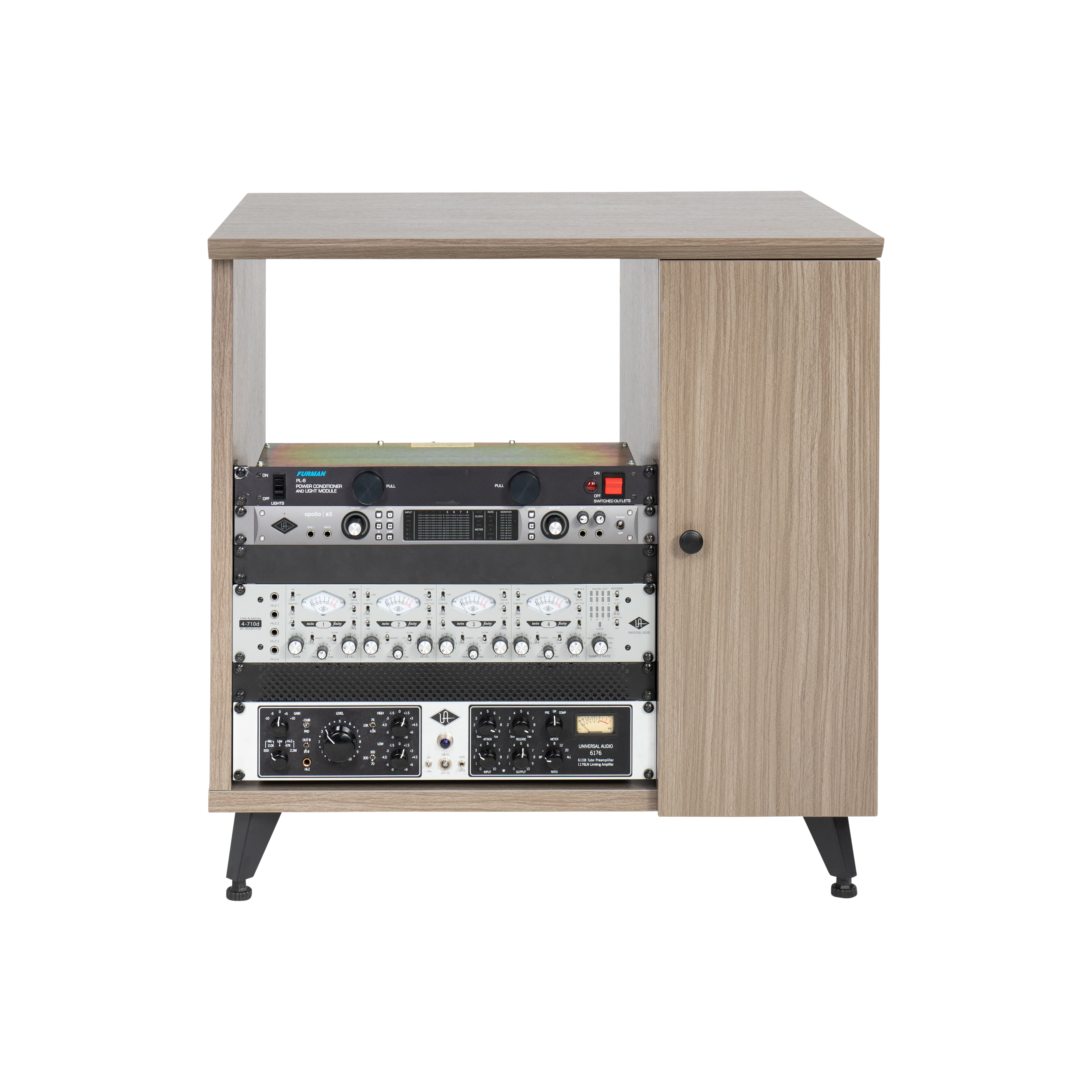 Elite Series Sidecar Rack Cabinet w/ Shelf – GRY
