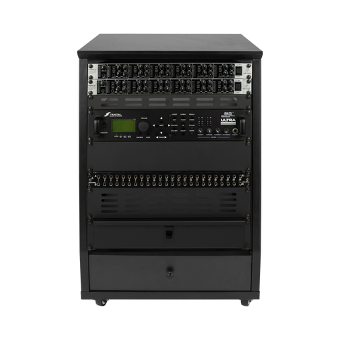 Frameworks Elite Angled Studio Rack - 12U BLK