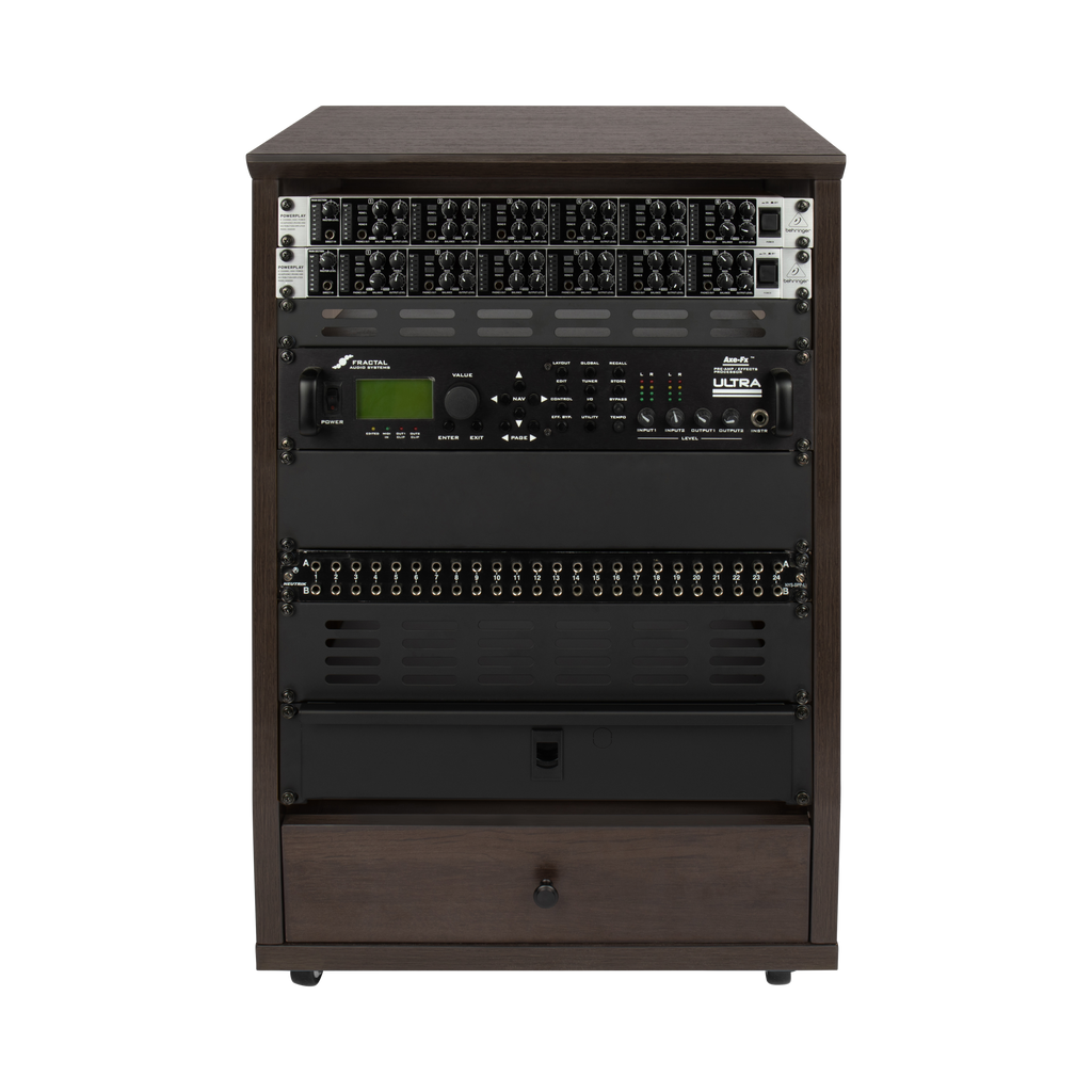Frameworks Elite Angled Studio Rack - 12U BRN