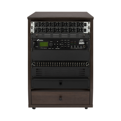 Frameworks Elite Angled Studio Rack - 12U BRN