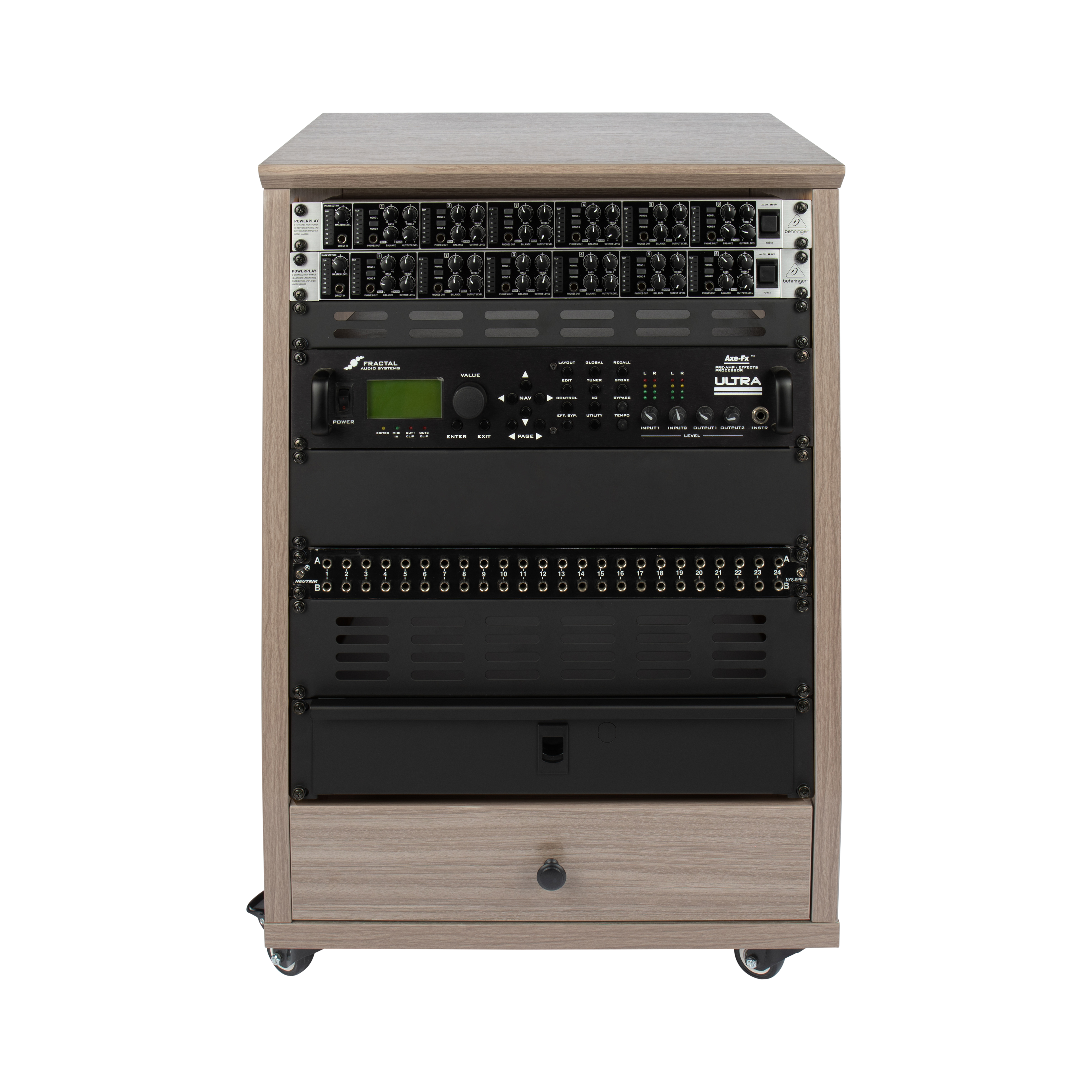 Frameworks Elite Angled Studio Rack - 12U GRY