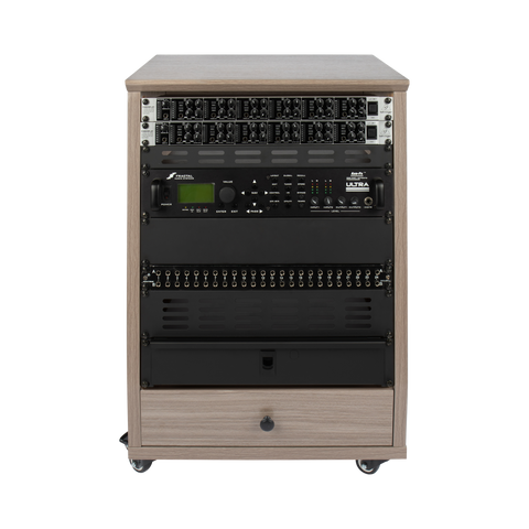 Frameworks Elite Angled Studio Rack - 12U GRY