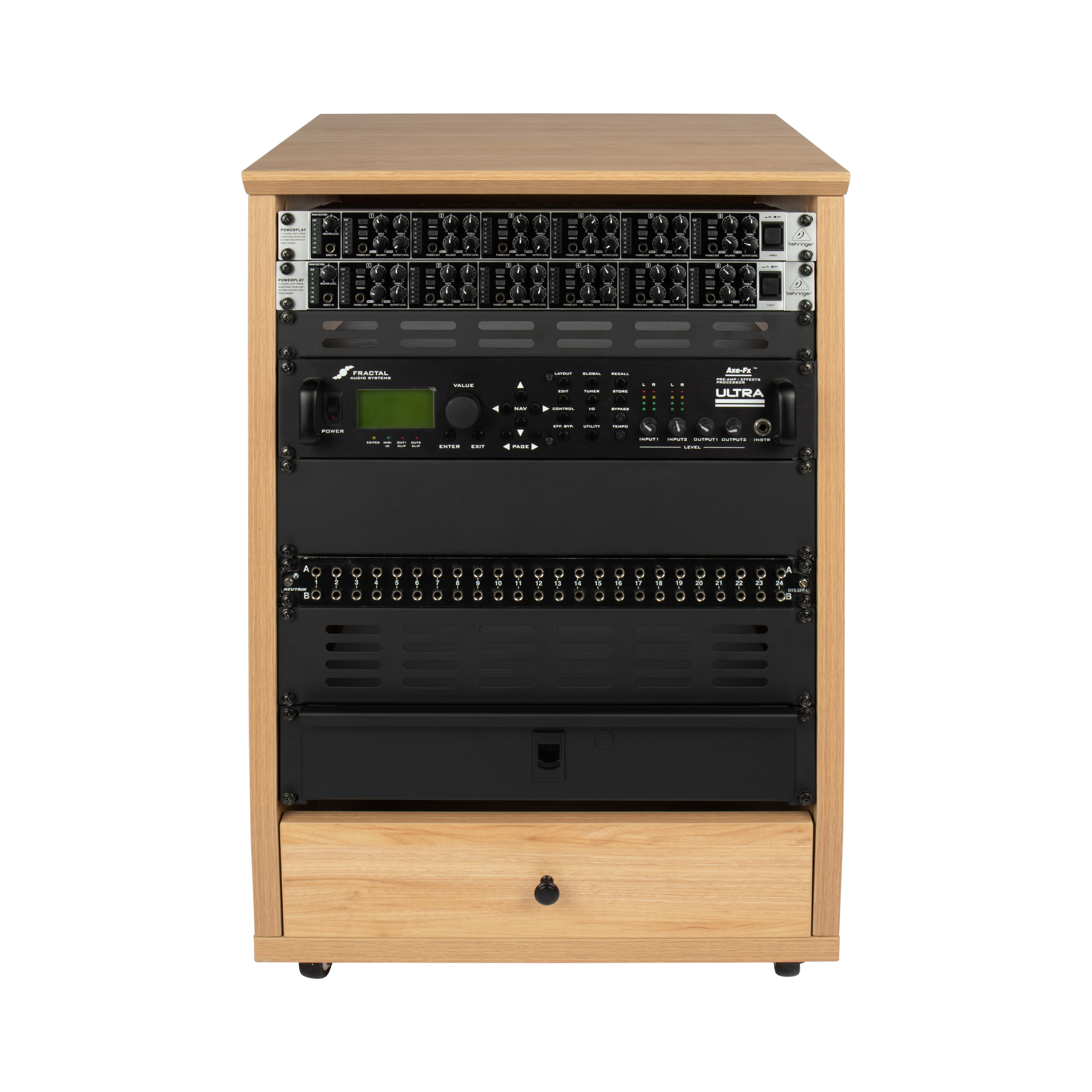 Frameworks Elite Angled Studio Rack - 12U MPL