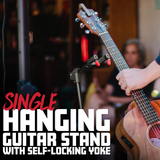 Hanging Guitar Stand with Locking Neck Cradle