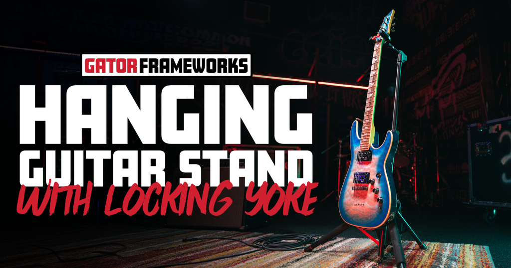 Hanging Guitar Stand with Locking Yoke
