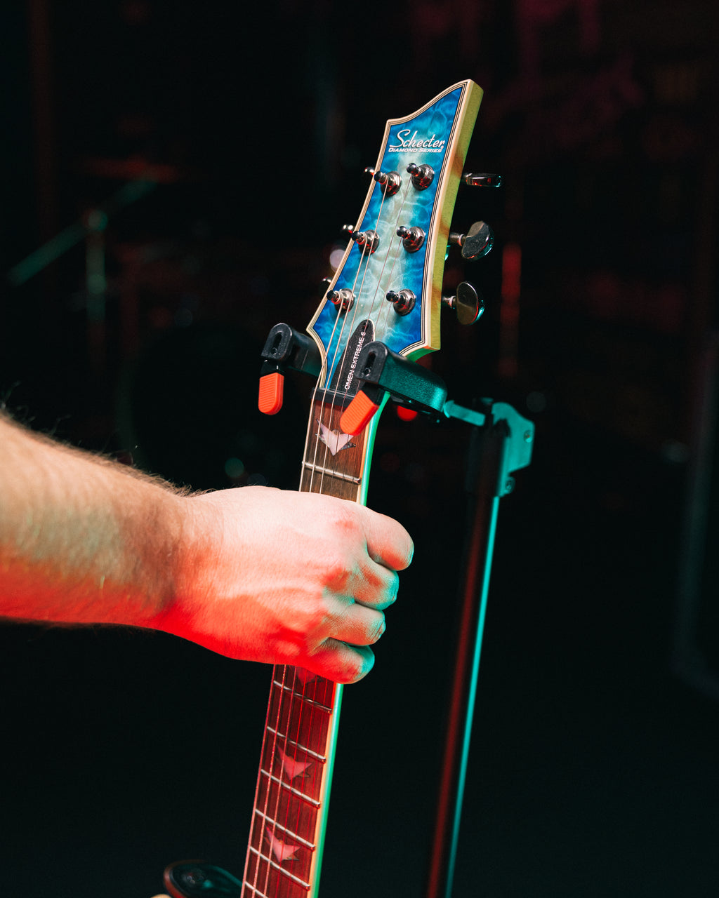 Hanging Guitar Stand with Locking Yoke