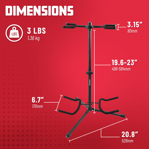 Double Guitar Stand