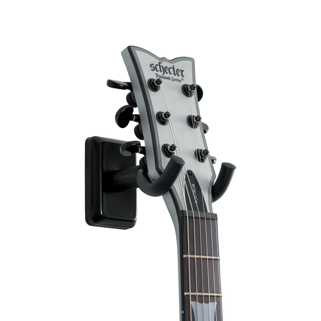 Black Wall Mount Guitar Hanger