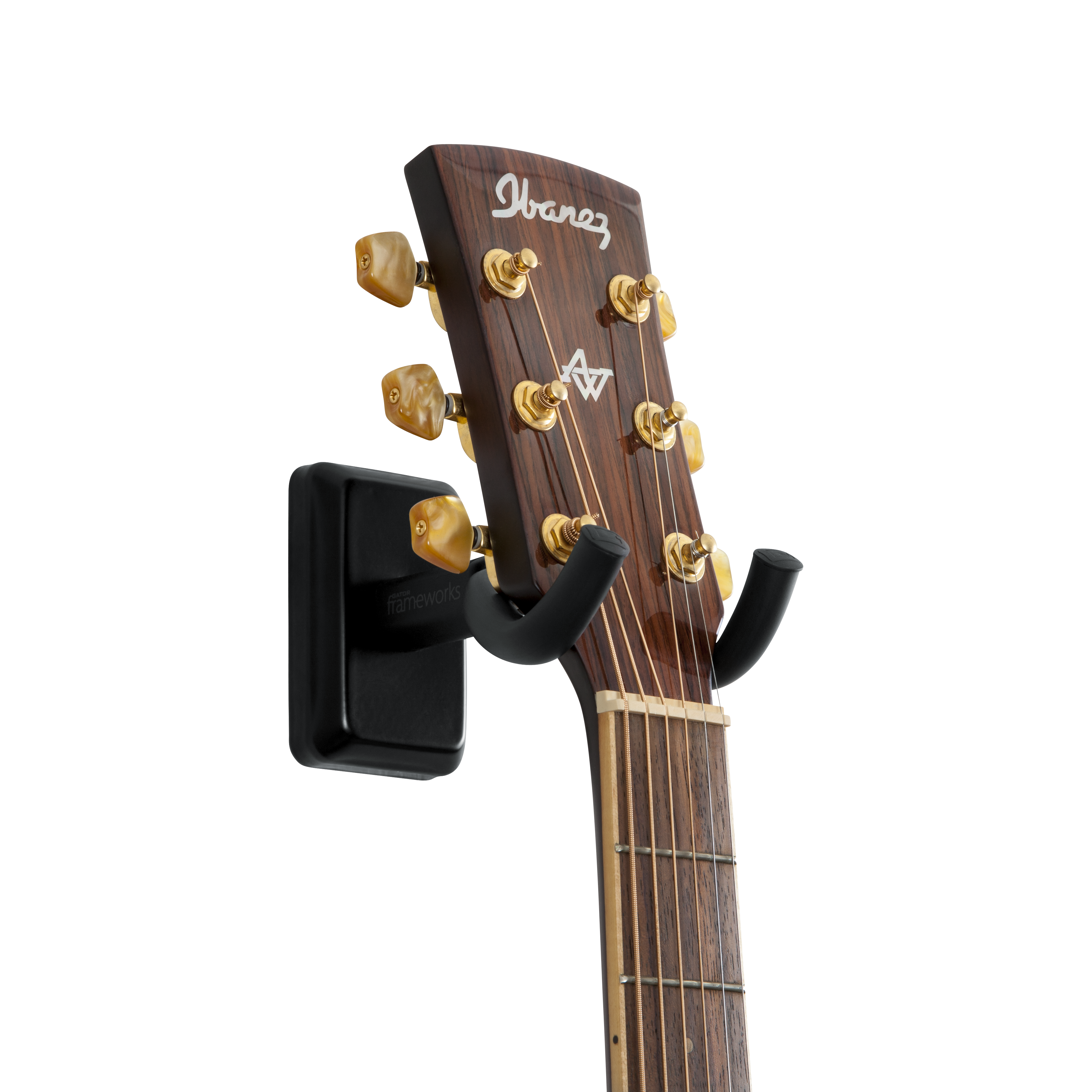 Black Wall Mount Guitar Hanger
