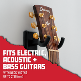 Black Wall Mount Guitar Hanger