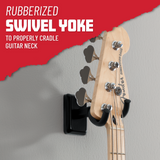 Black Wall Mount Guitar Hanger