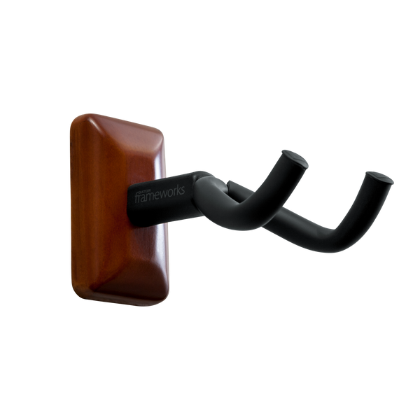 Mahogany Wall Mount Guitar Hanger