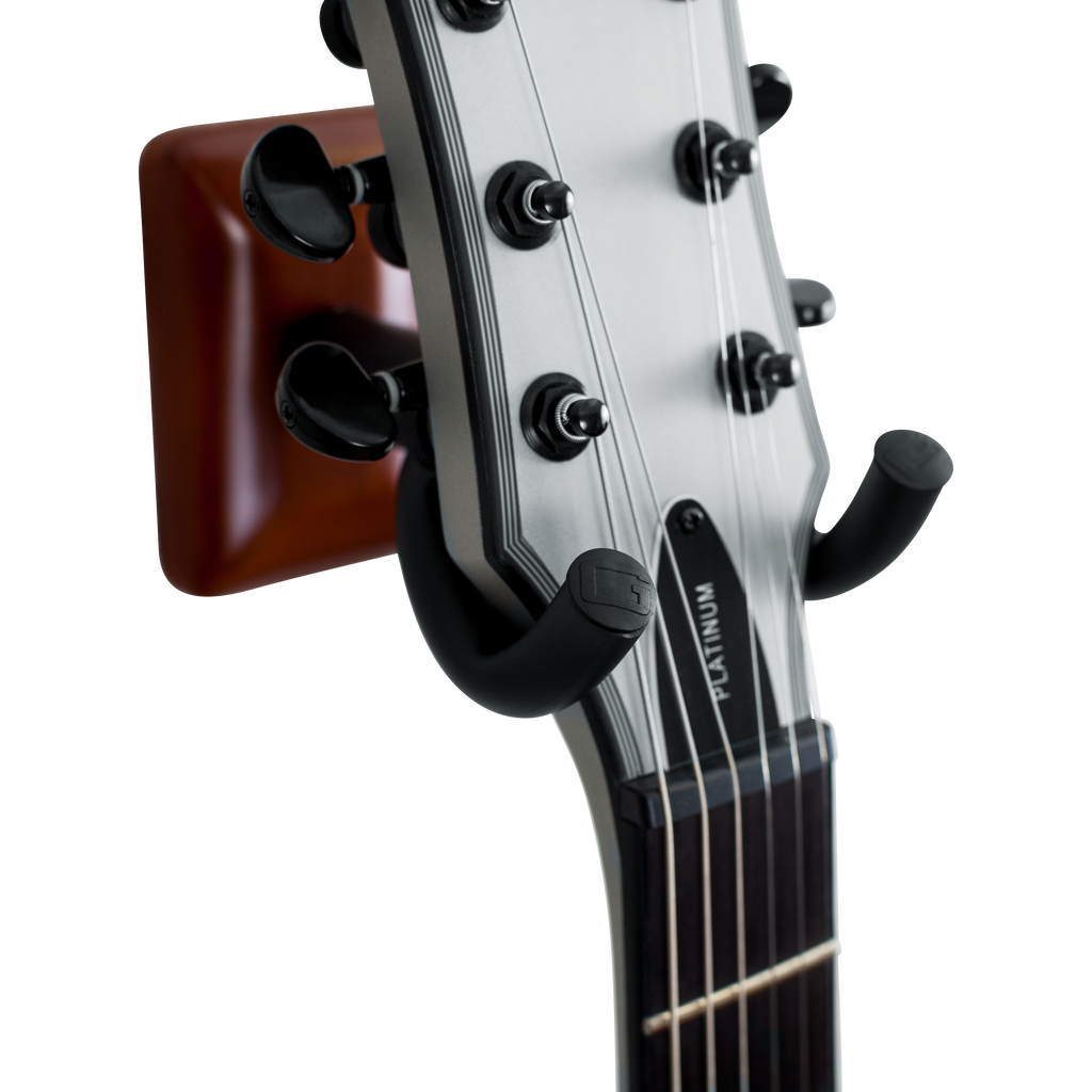 Mahogany Wall Mount Guitar Hanger