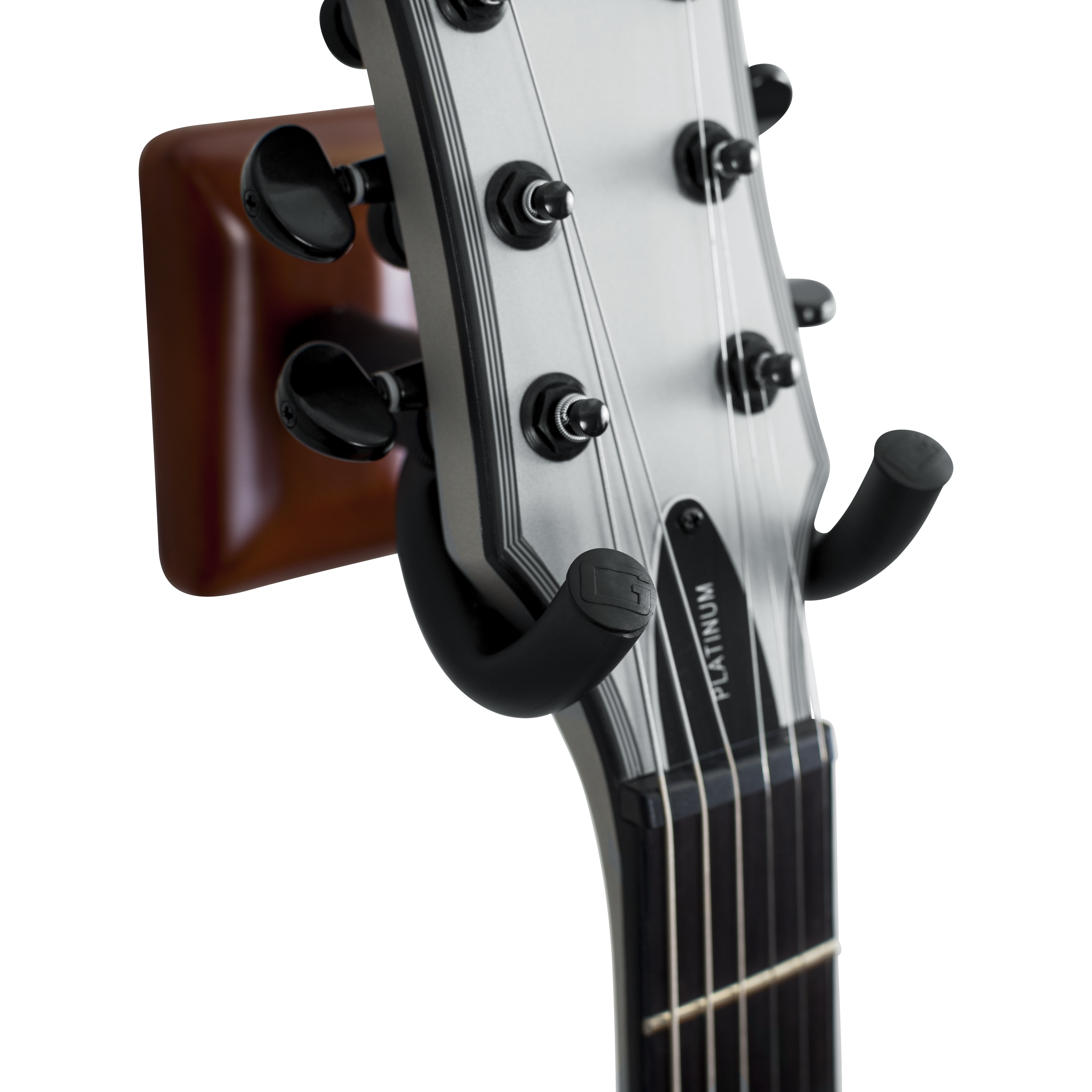 Mahogany Wall Mount Guitar Hanger