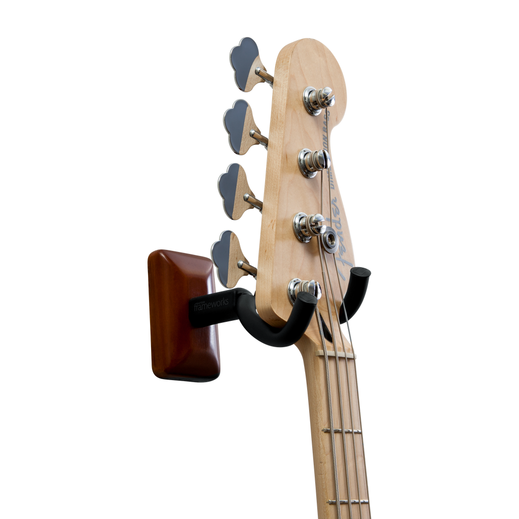 Mahogany Wall Mount Guitar Hanger